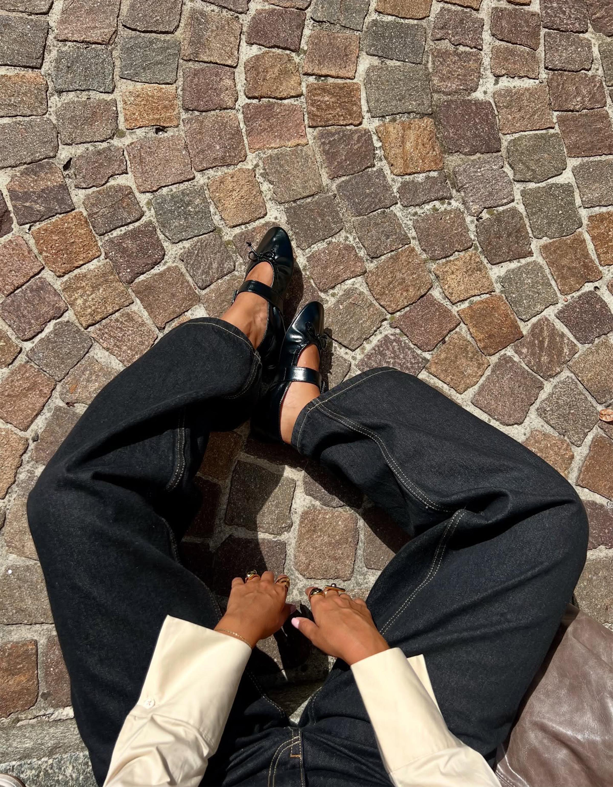 Düşük bel boyfriend jean - Görsel 7