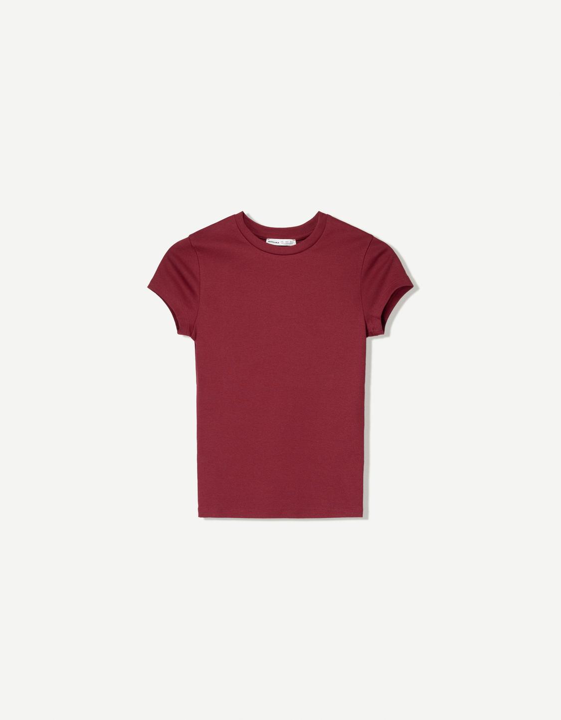 Short sleeve crew neck T-shirt
