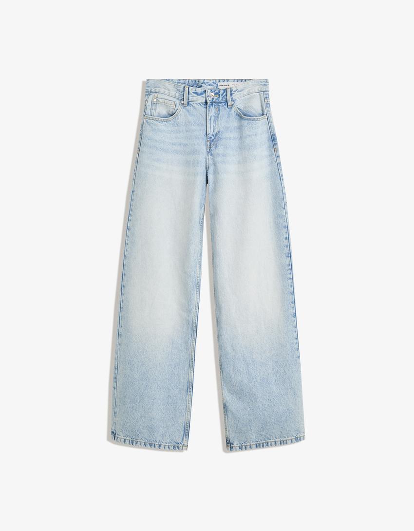Jeans boyfriend-Azzurro Lavato-3