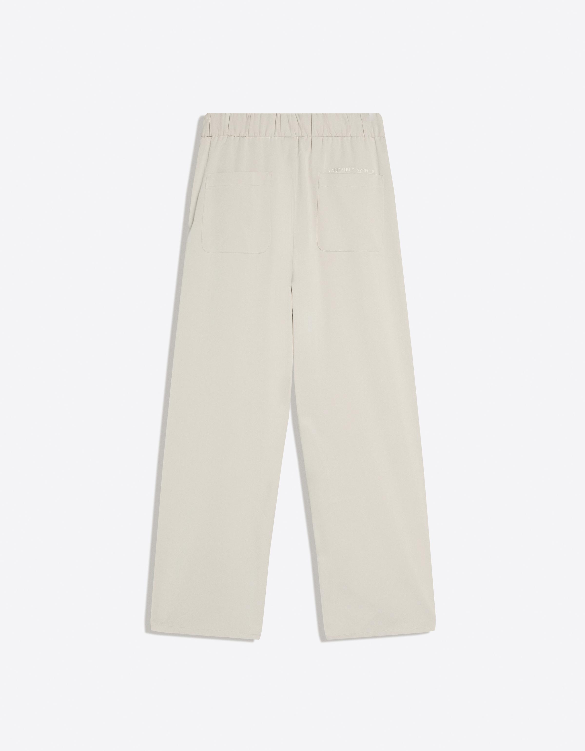 Super baggy fluid trousers with darts — Stone