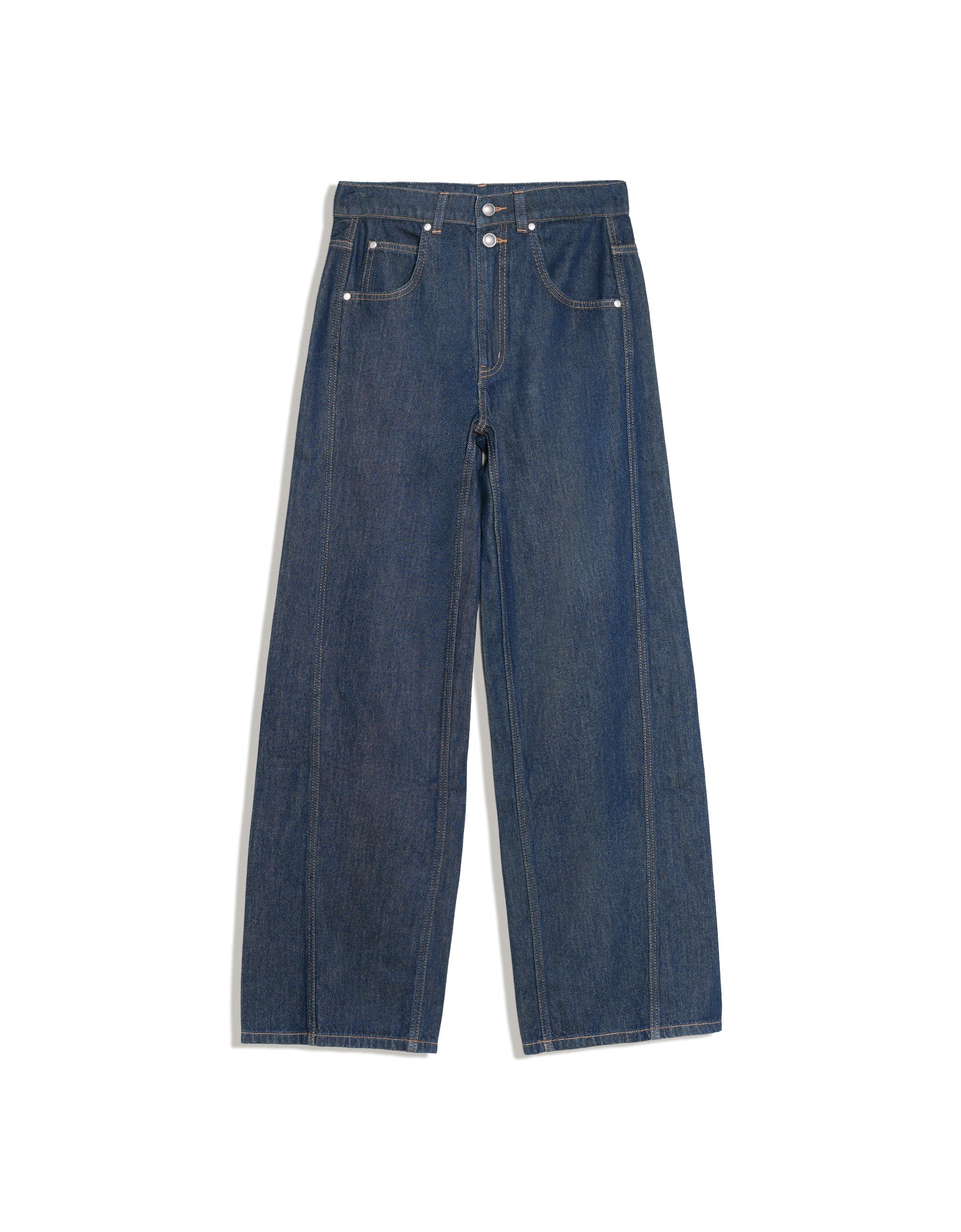 Bershka Yüksek bel barrel fit jean