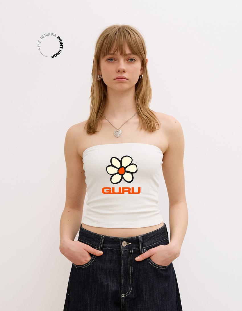 Guru bandeau top-White-1