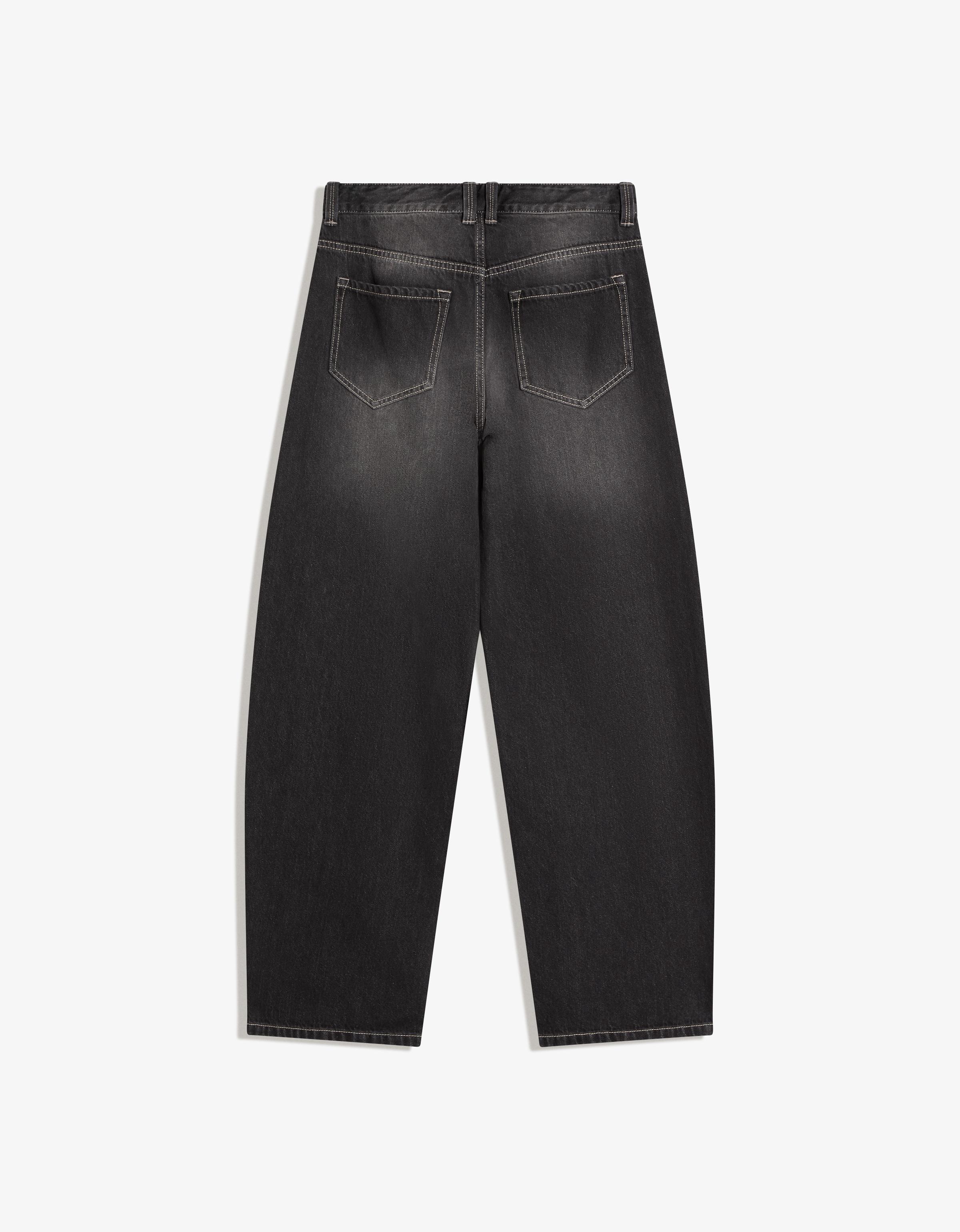 Düşük bel baggy barrel fit jean - Görsel 79