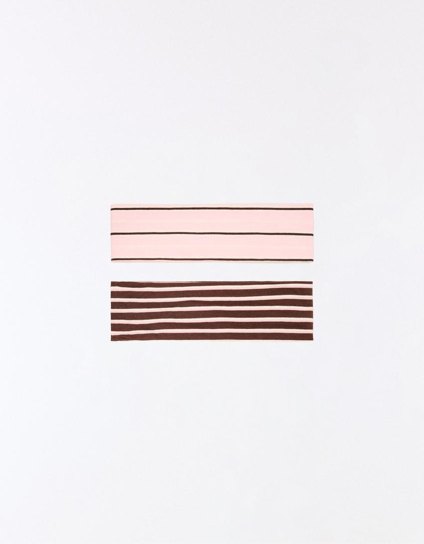 Pack 2 cintas pelo print-Multicolor