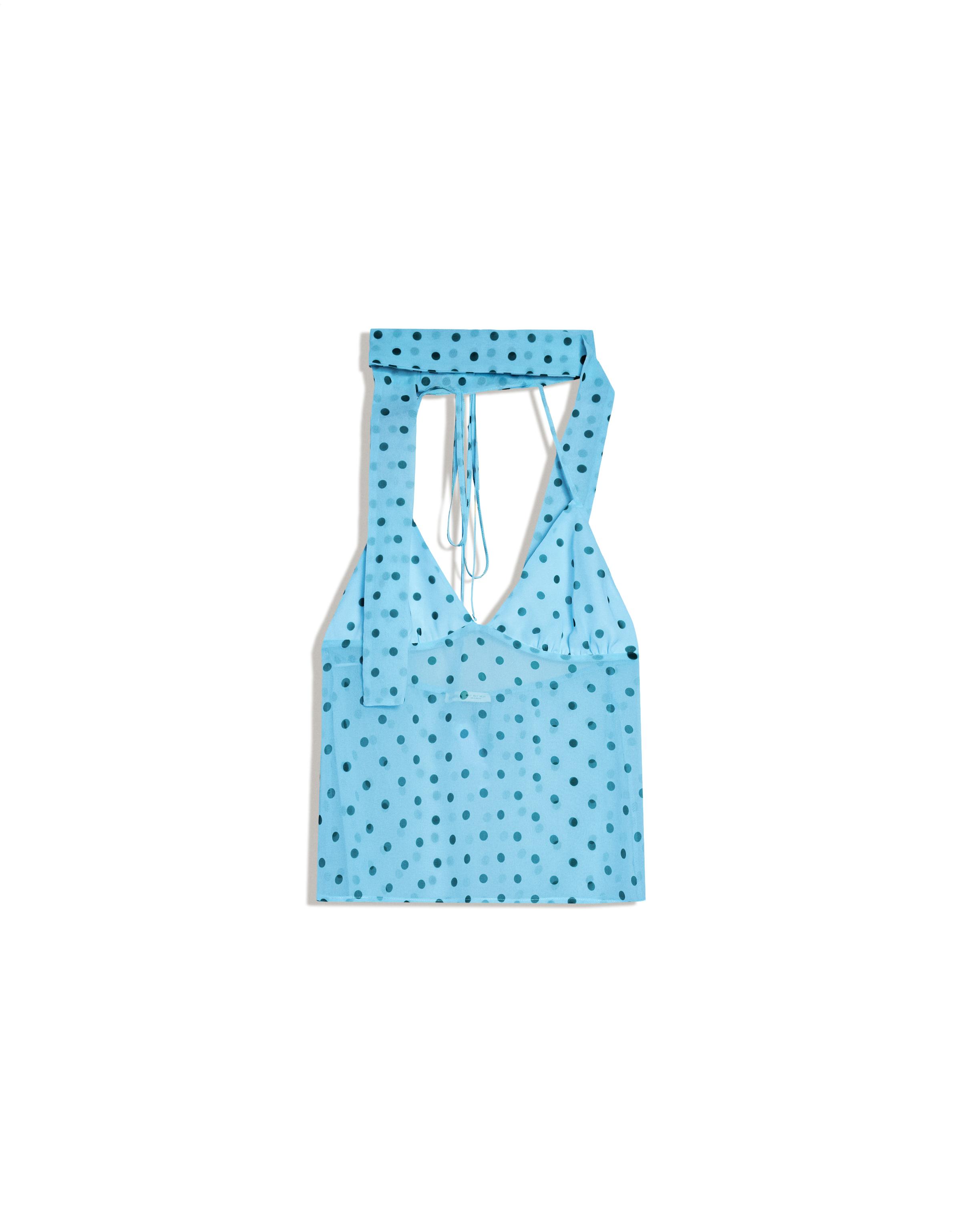 Fular detaylı askılı top - Görsel 7