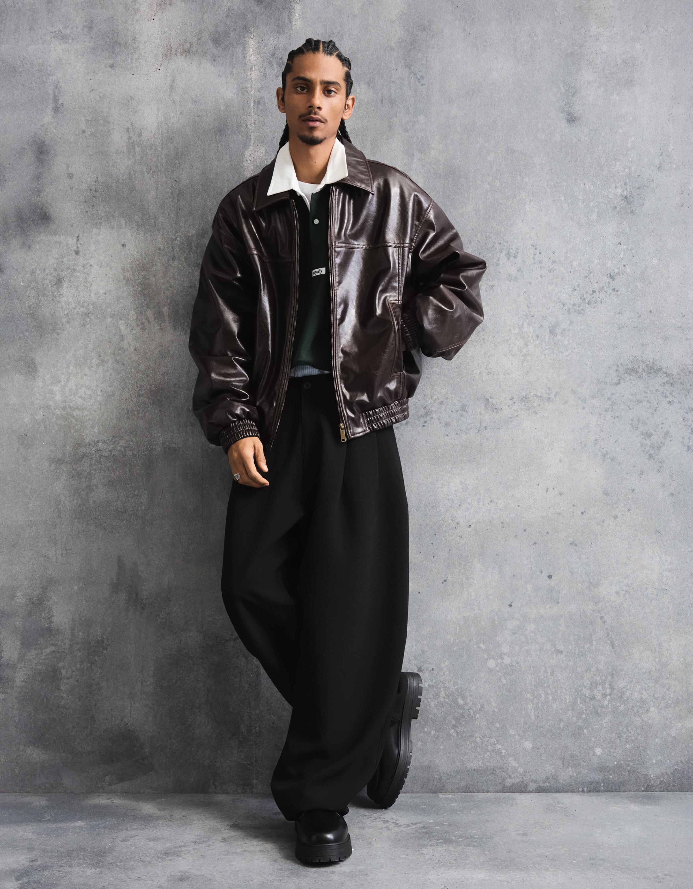 Suni deri ceket - Görsel 42