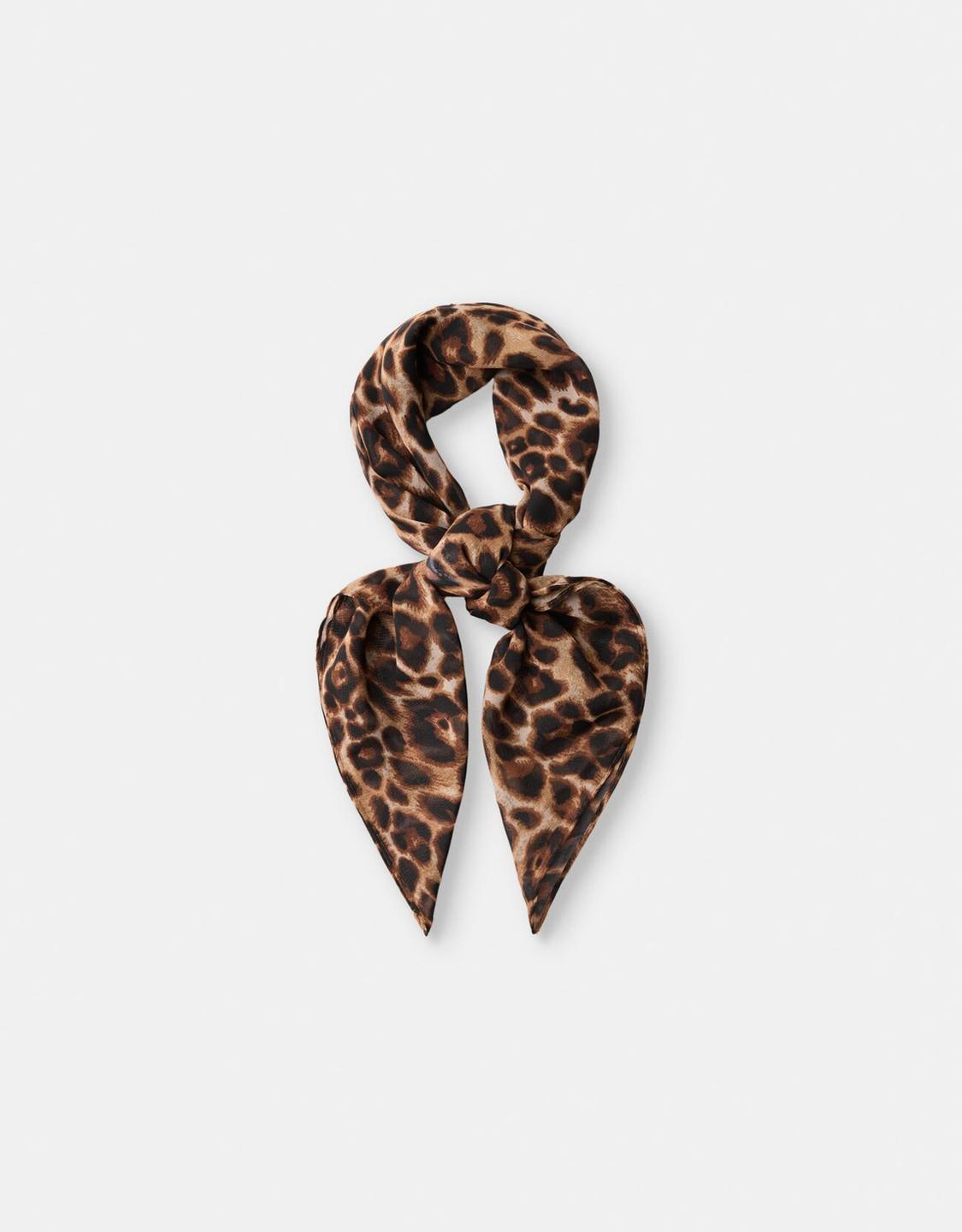 Foulard stampa animalier
