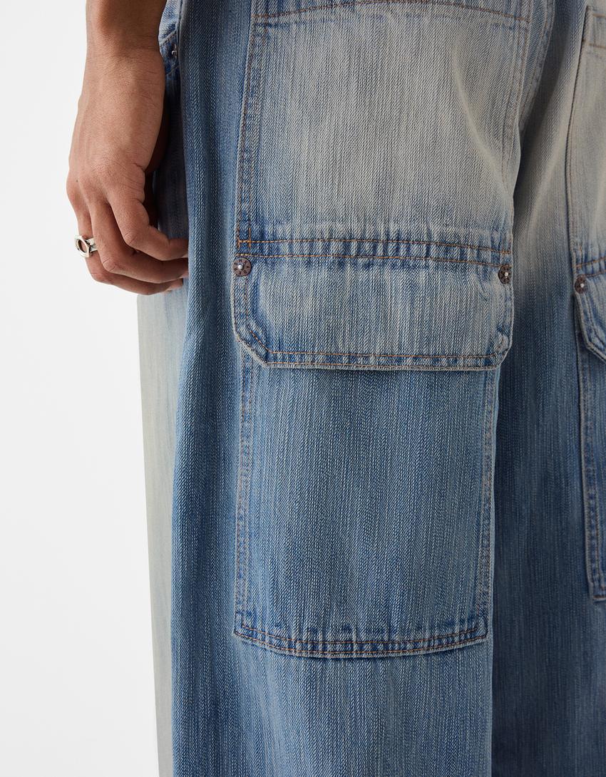 Jeans mega baggy-Azul claro-5