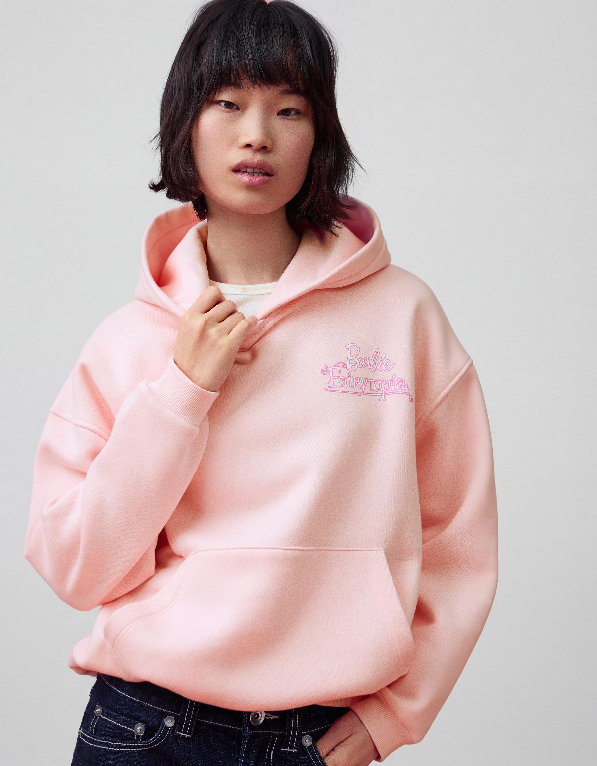 Bibble print hood sweatshirt