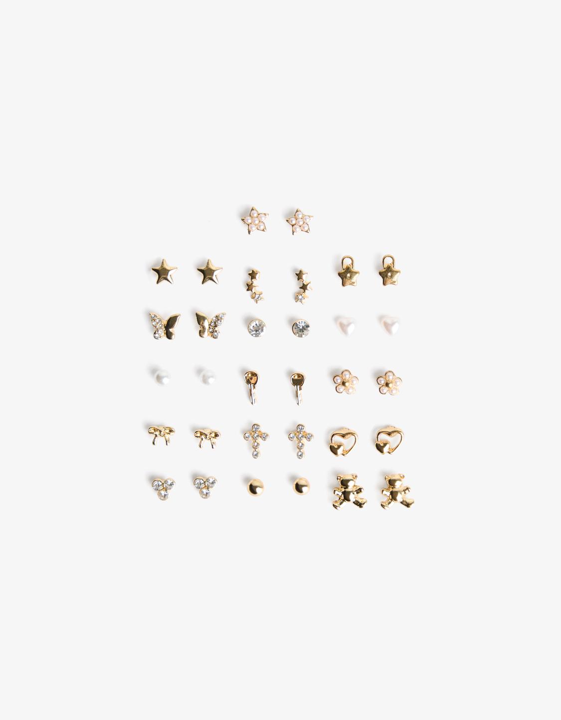 16-pack of earrings