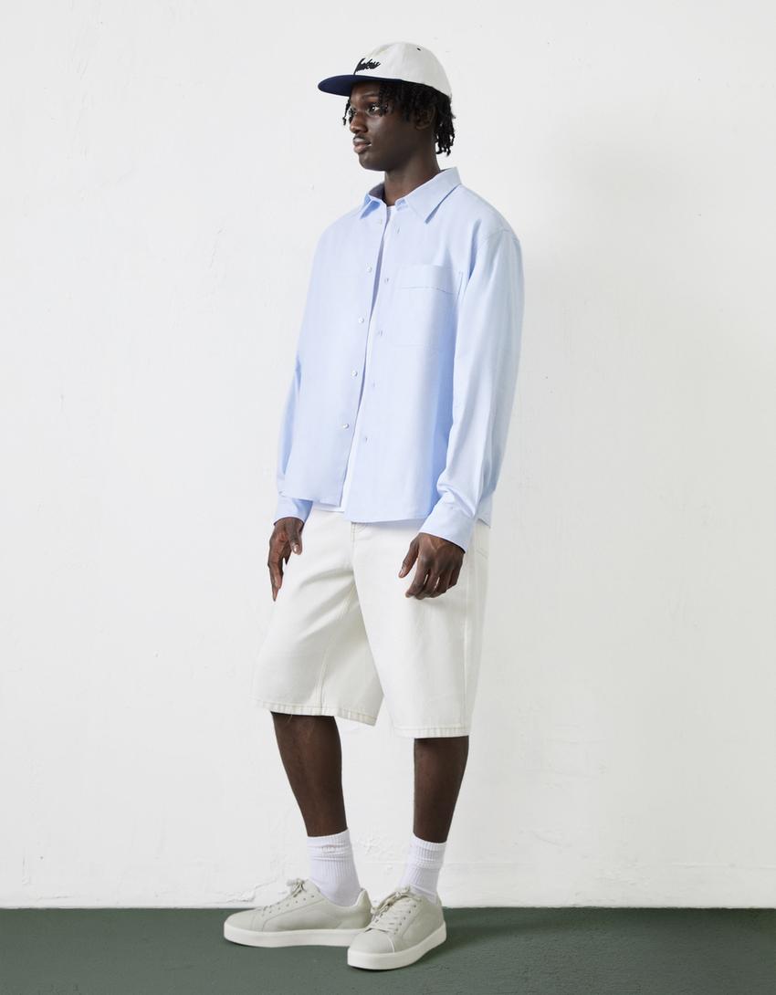 Men's basic trainers-Grey-1