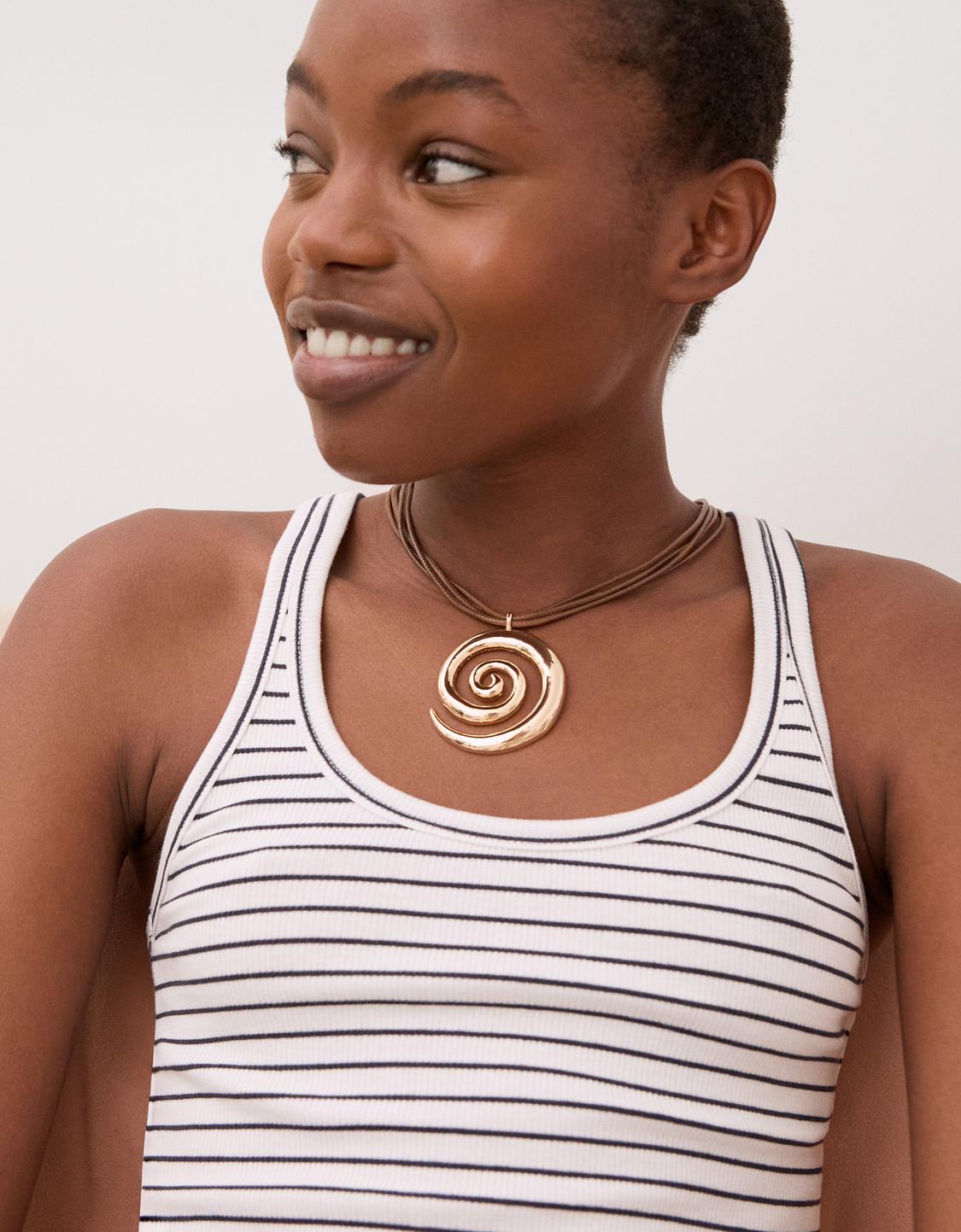 Spiral necklace