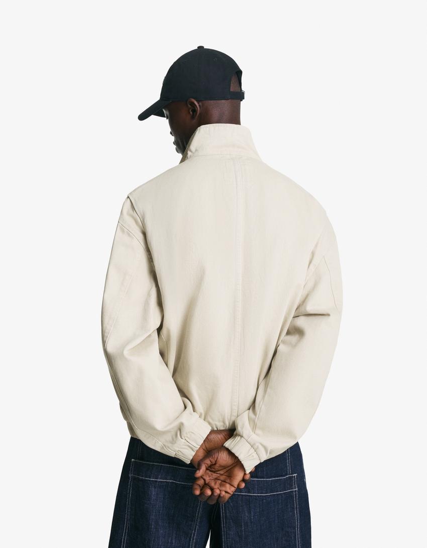 Veste à poches-Camel-1