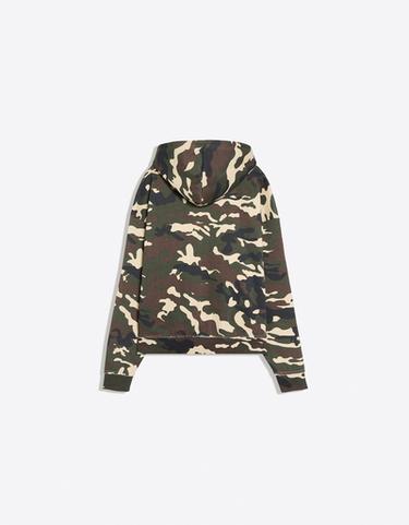 Printed zip-up hoodie — Green 6