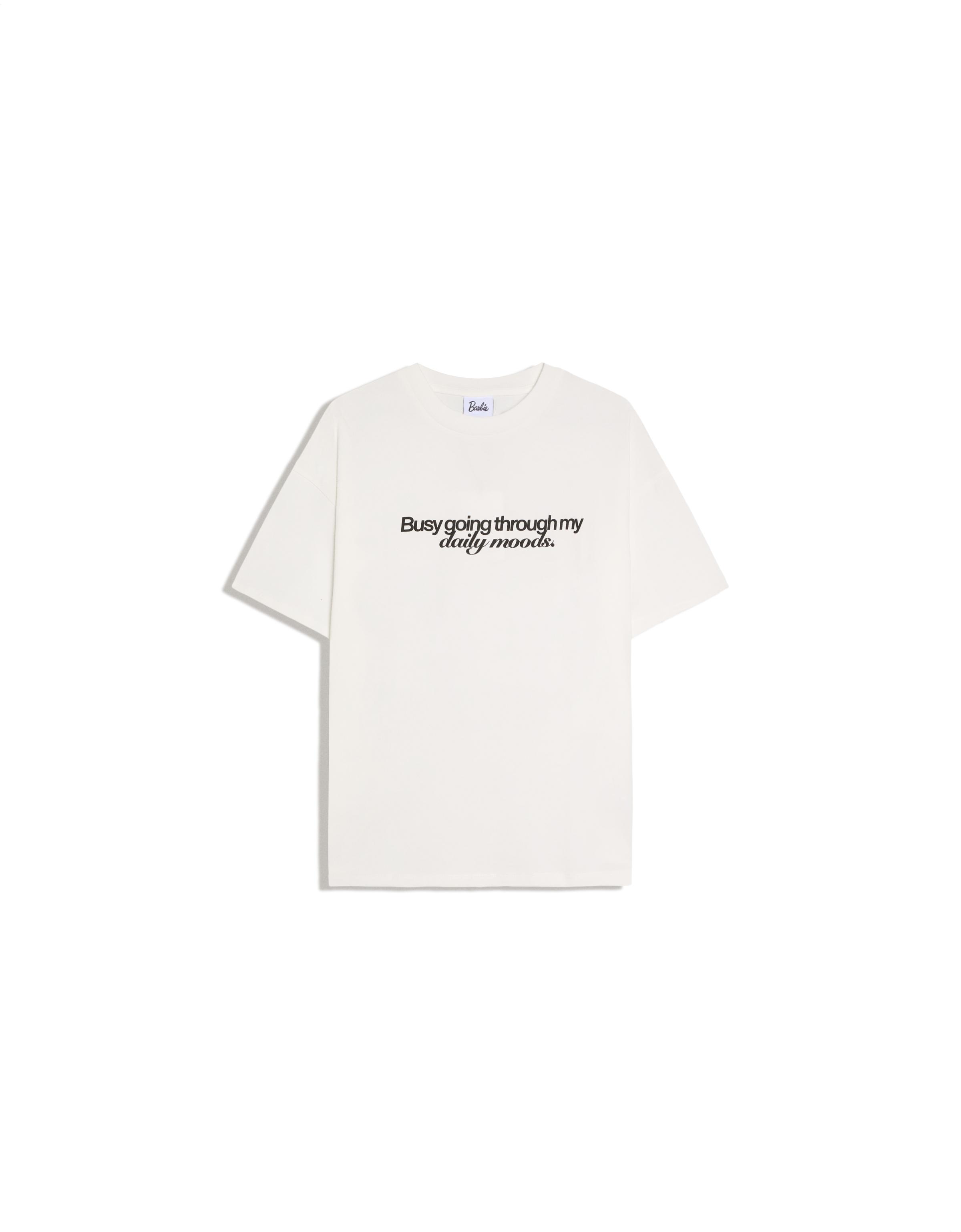 Kısa kollu BARBIE baskılı tişört