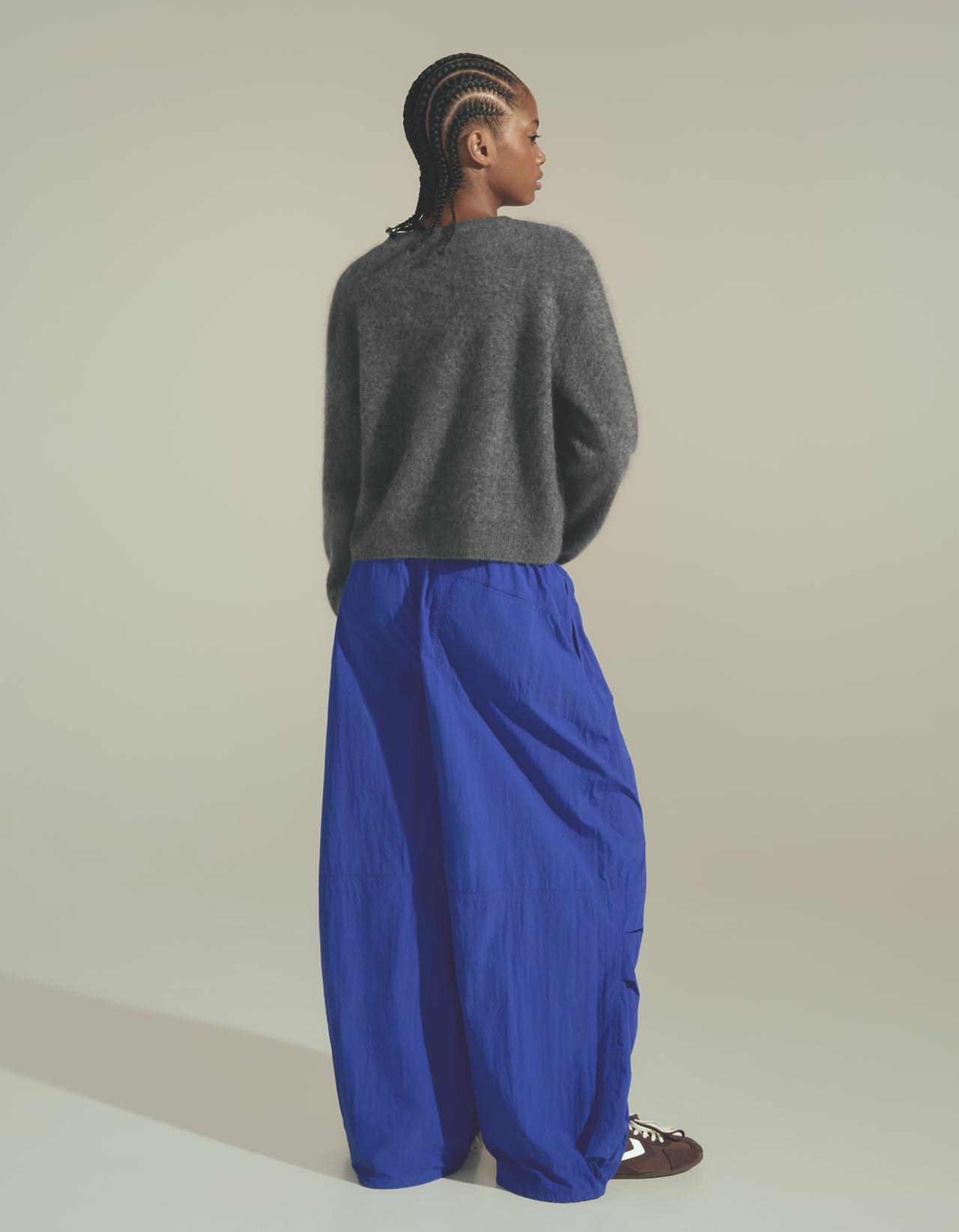 Technical parachute trousers — Blue