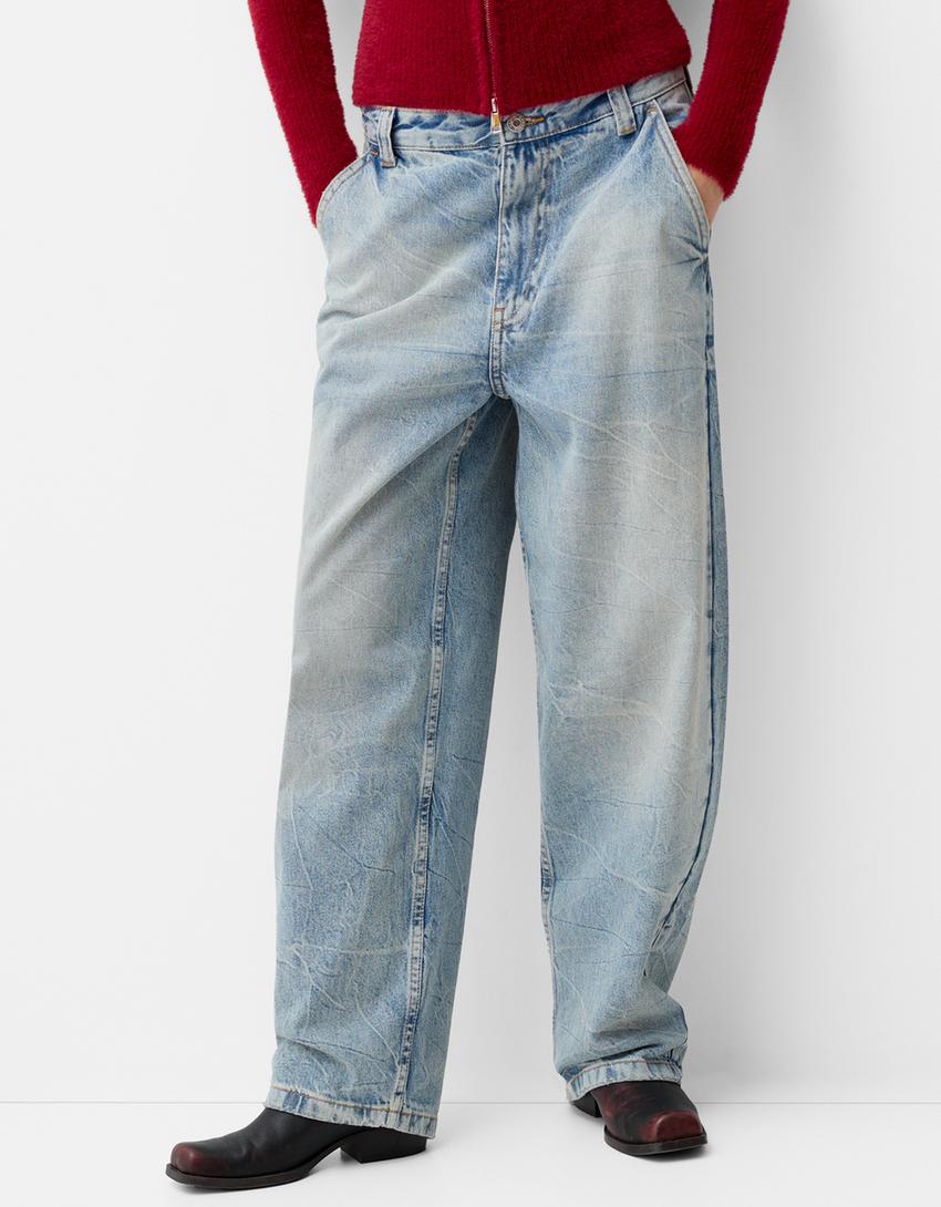 Skater jeans-Light blue-1