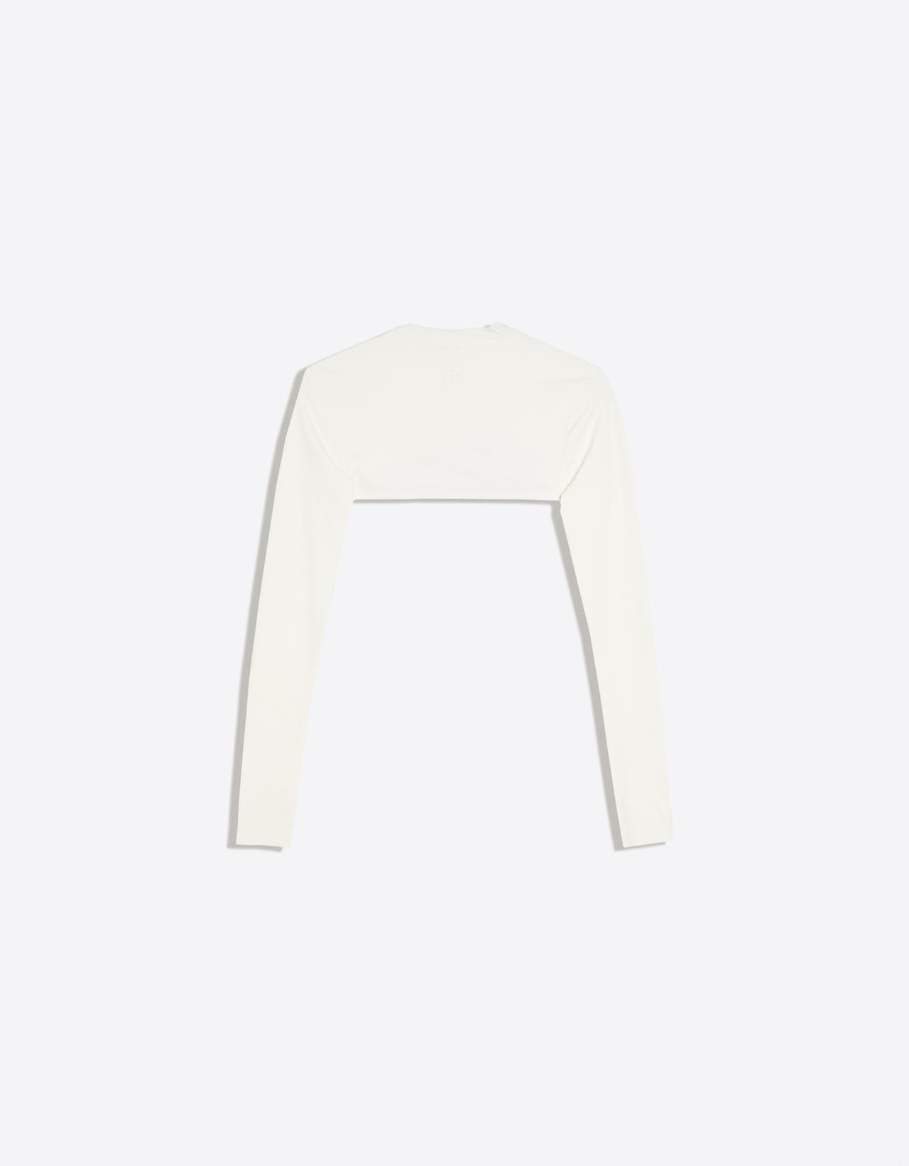 Long sleeve technical fabric bolero Breathable & Quick Dry — Oats