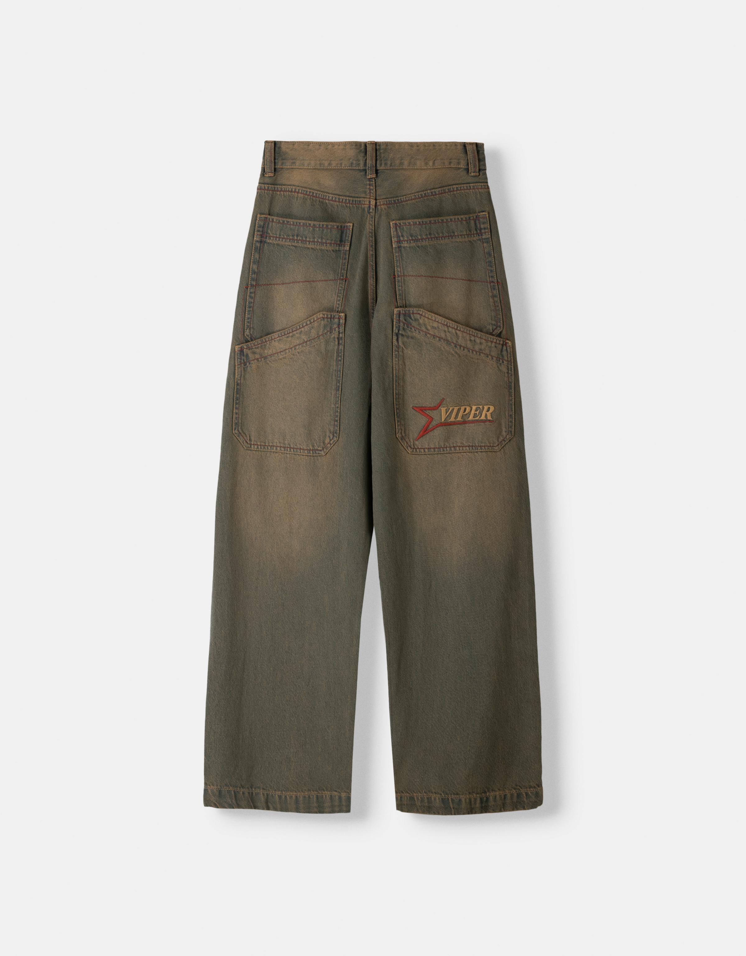 Super baggy jeans - Jeans - Men | Bershka Super baggy jeans - Jeans - Men | Bershka