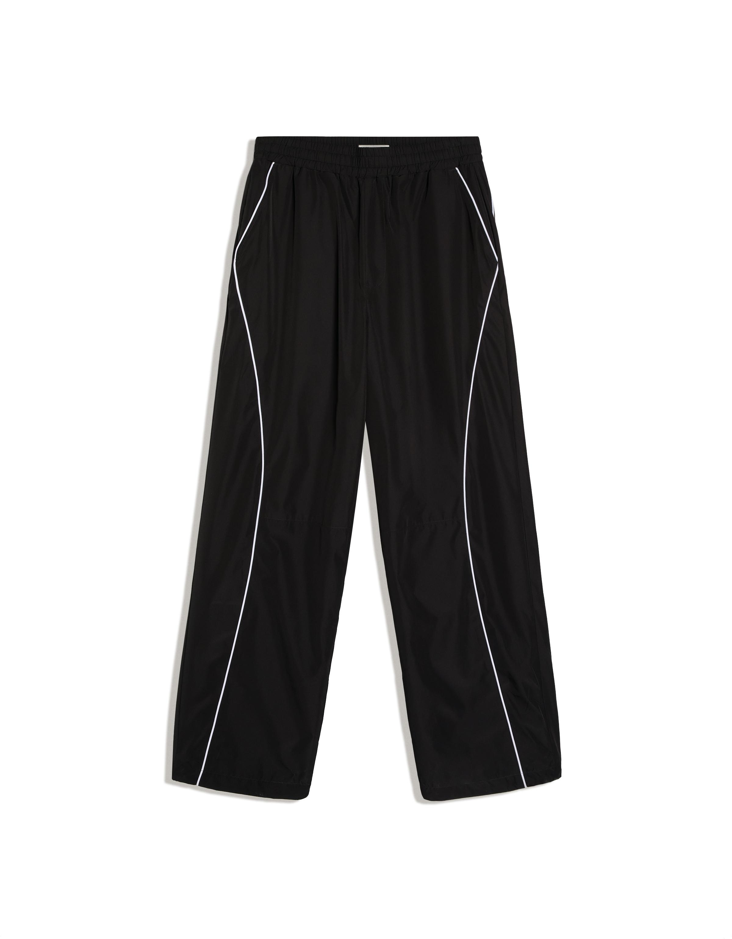 Technical baggy trousers — Black