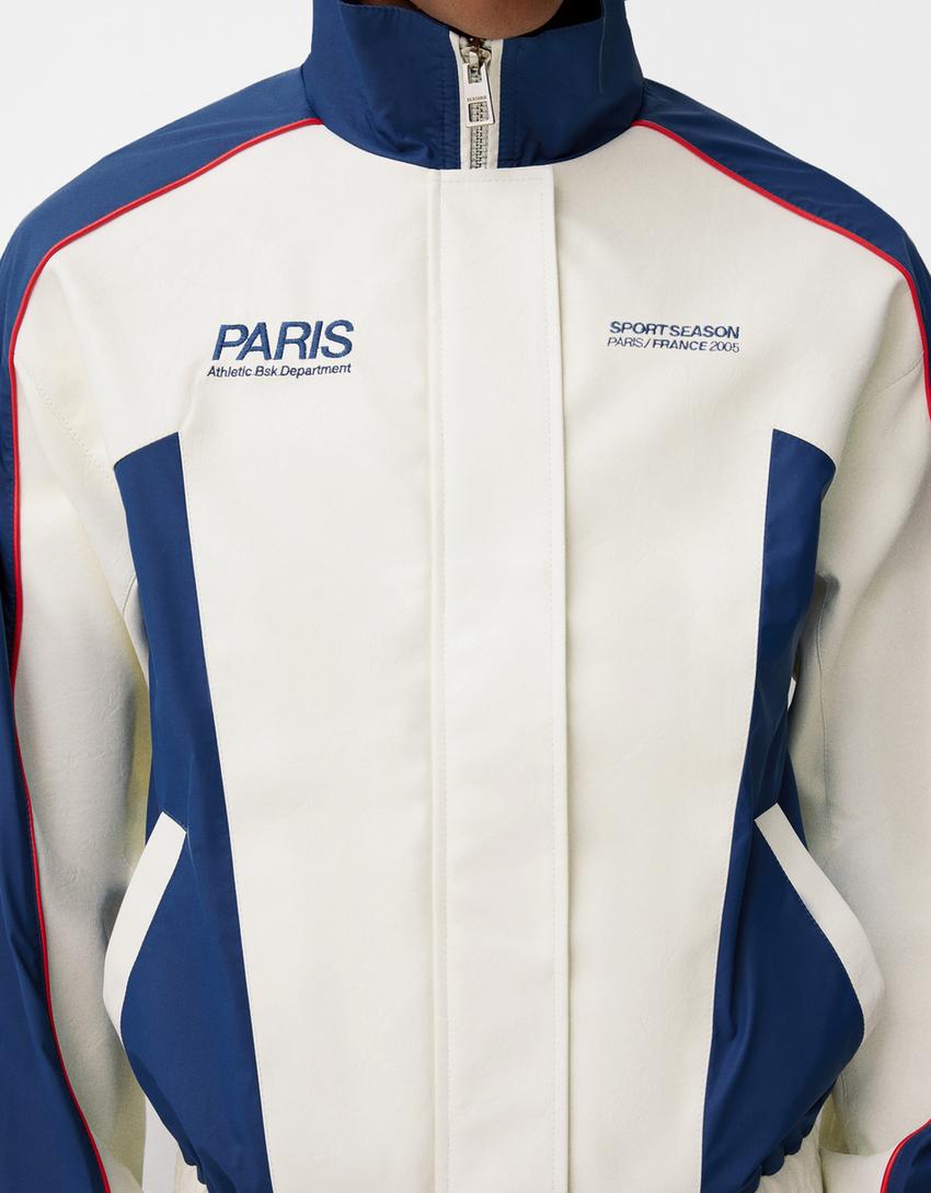 Casaco de nylon de polipele Paris-Gelo-2