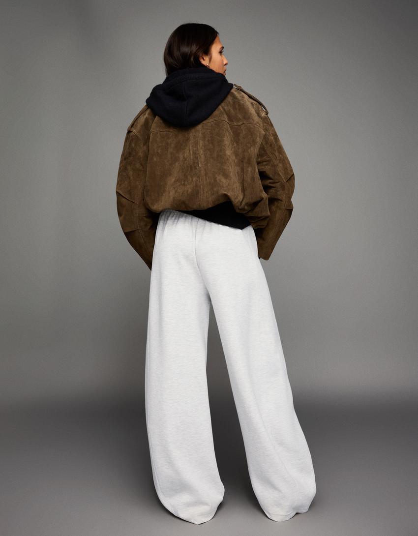 Pantalons pelfa barrel-Gris