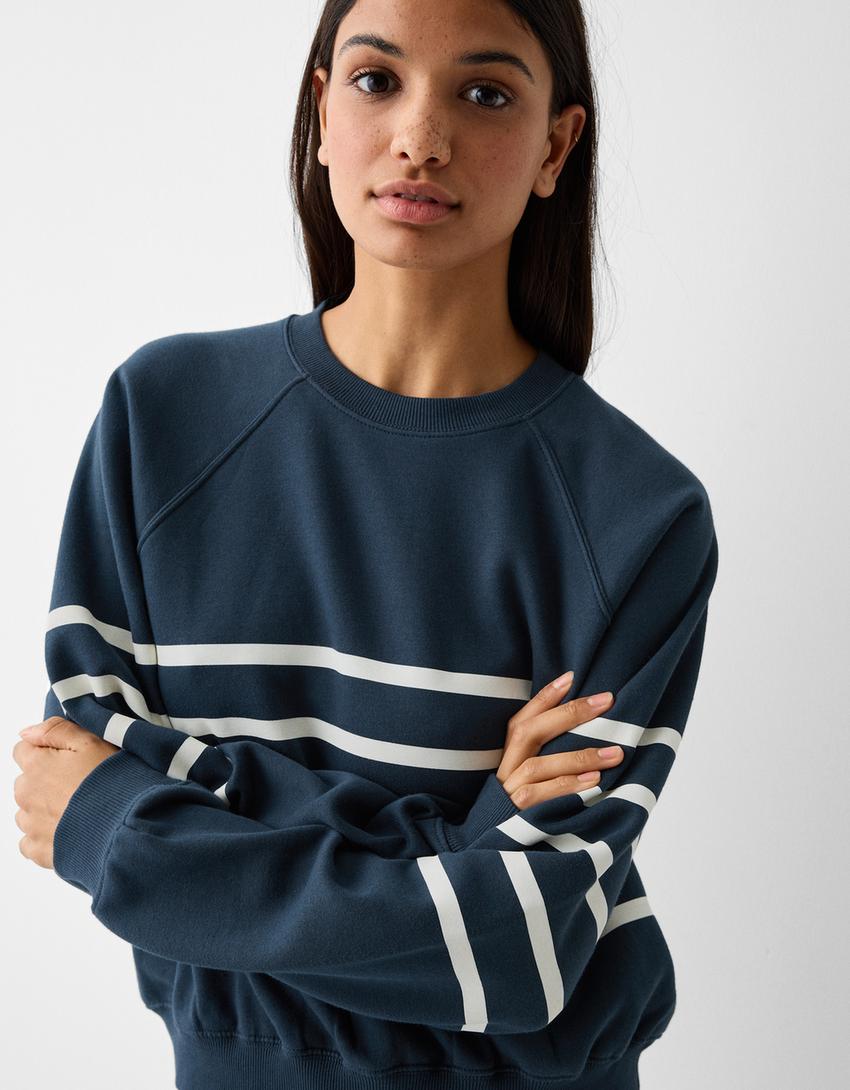 Sweat raglan-Marine-2