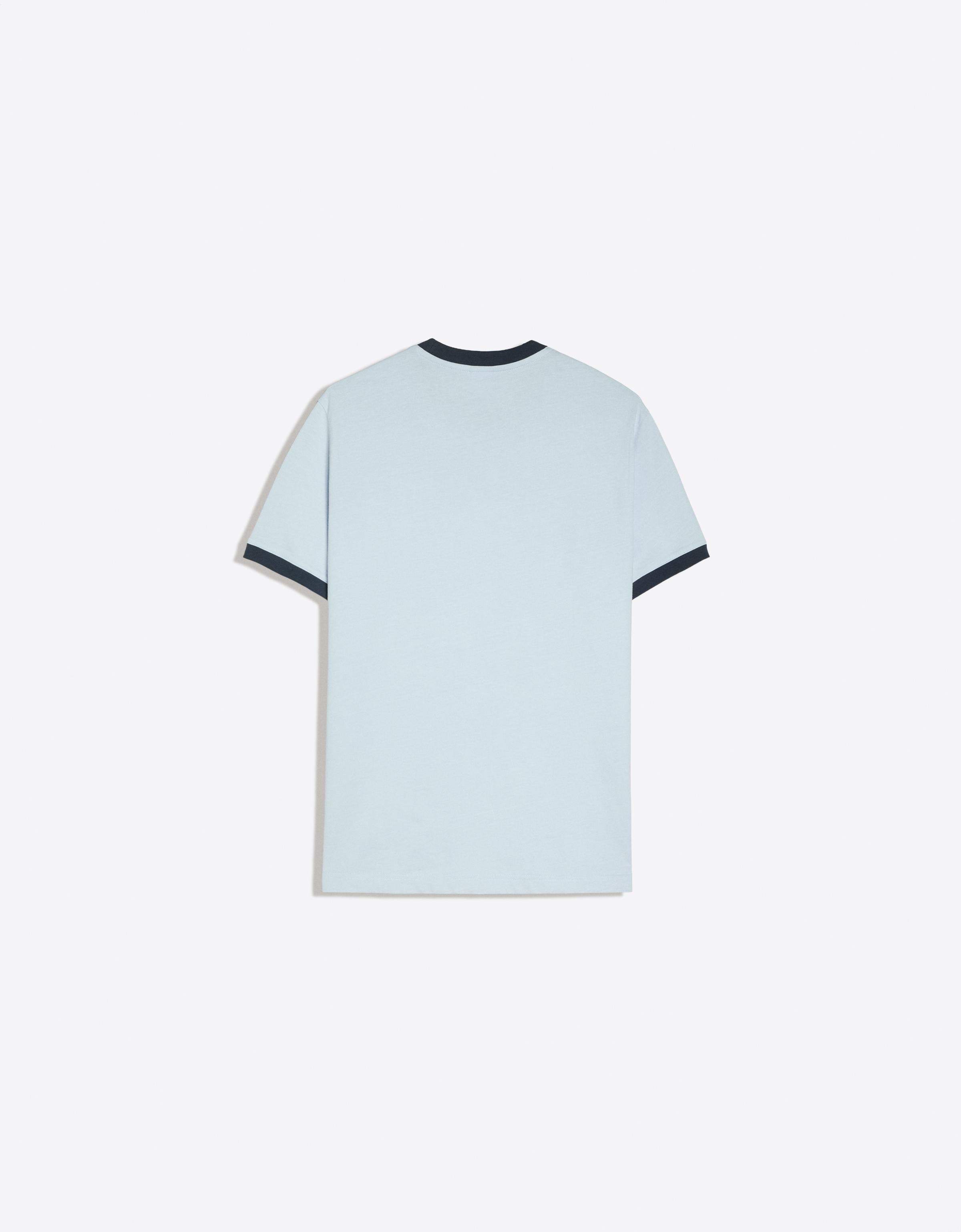Short sleeve print T-shirt — Blue