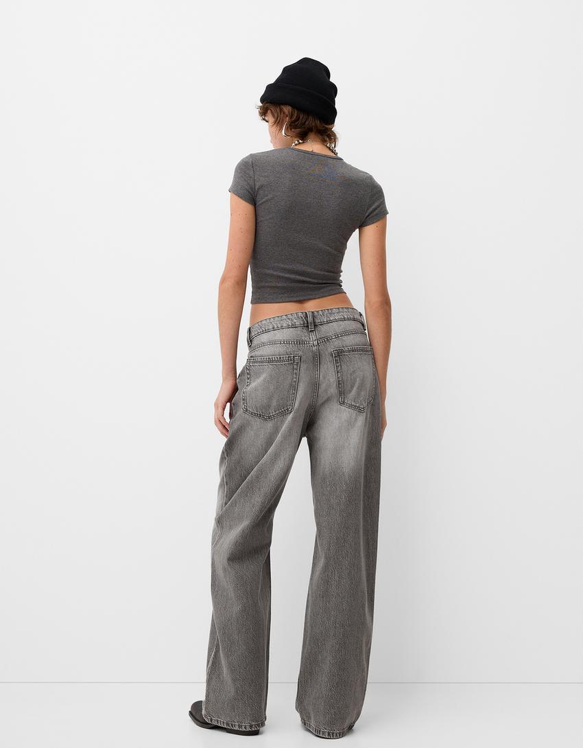 Baggy jeans-Dark grey-1
