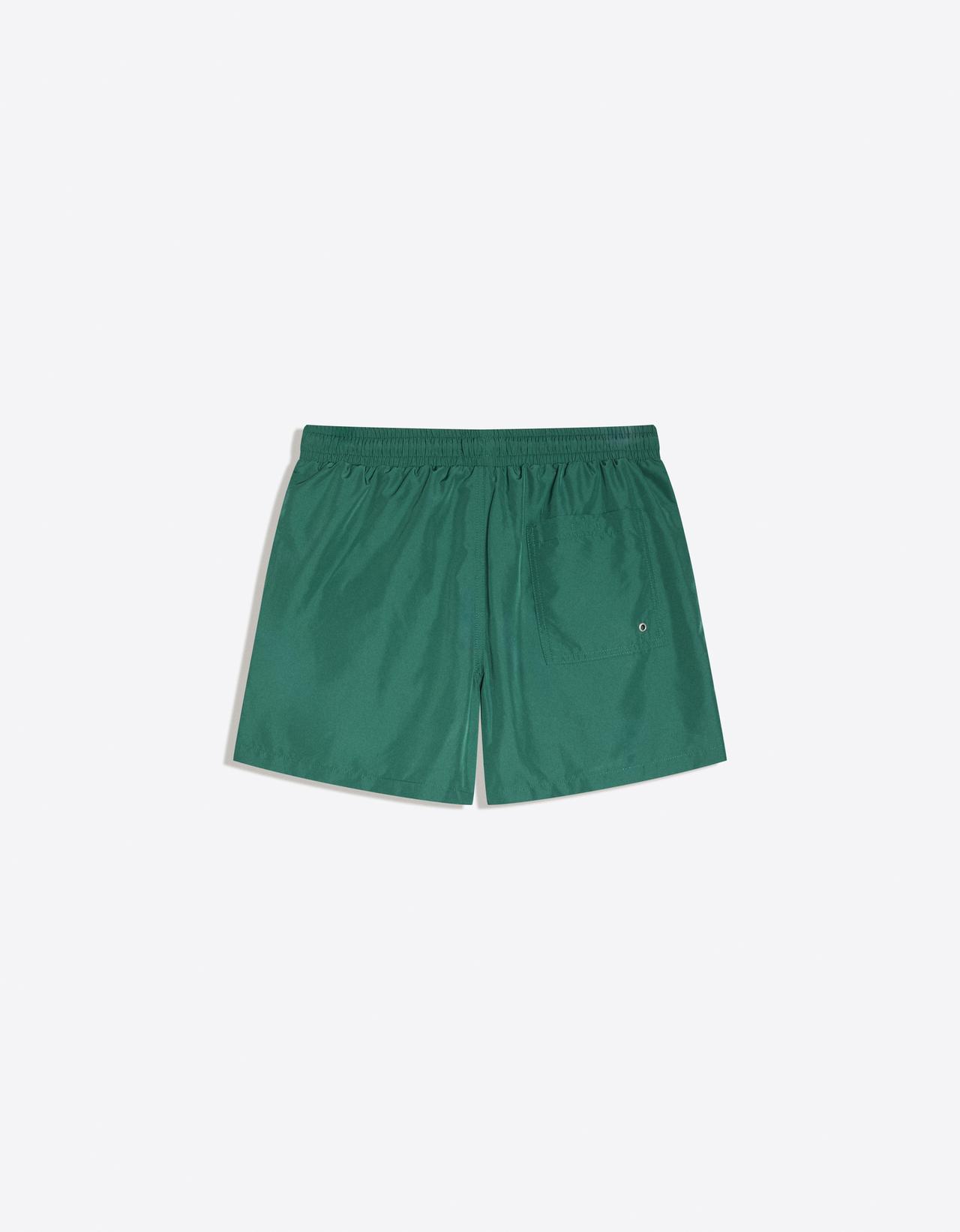 Basic regular fit swim shorts — Green