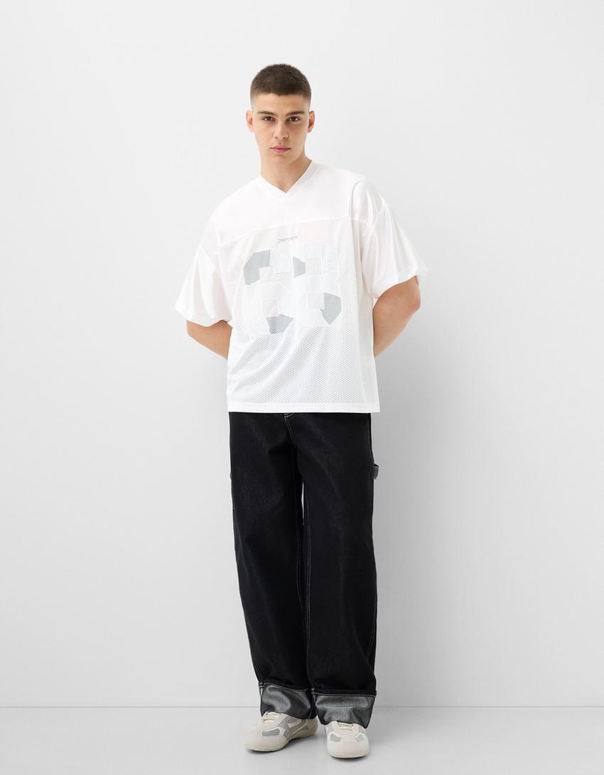 Long Sleeves Mesh Sports Shirt