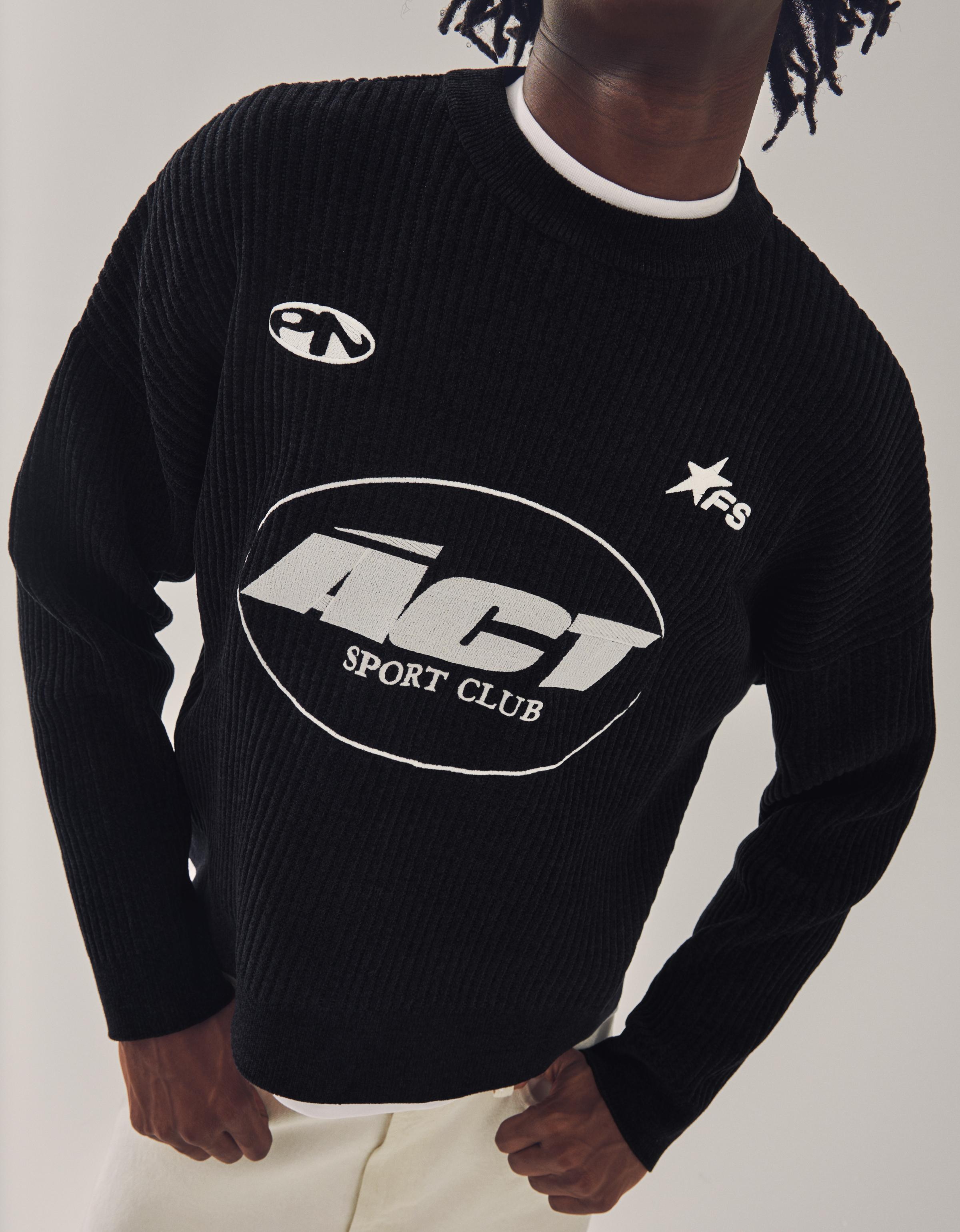 Baskılı şönil bisiklet yaka kazak - Görsel 13