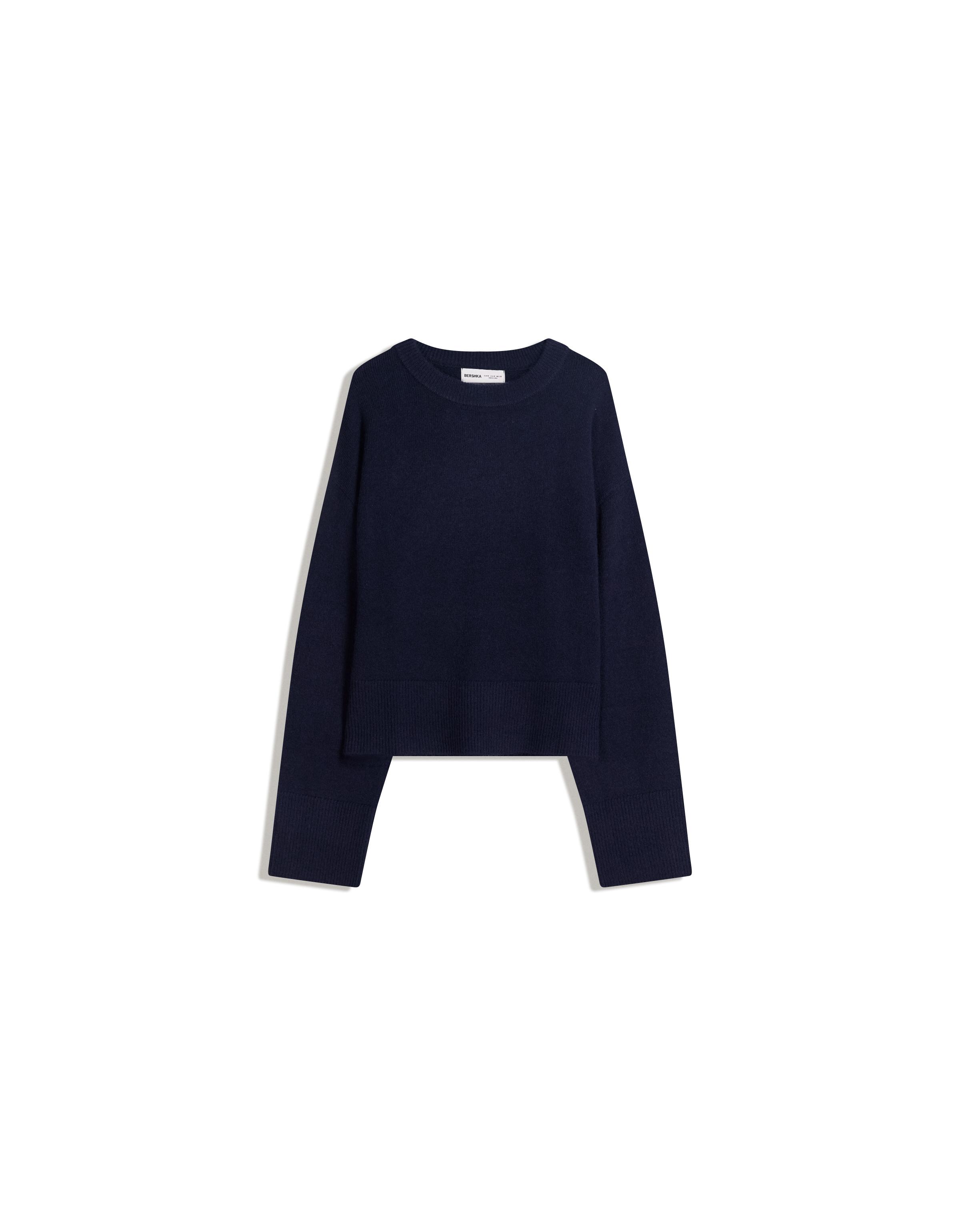 Oversize round neck jumper