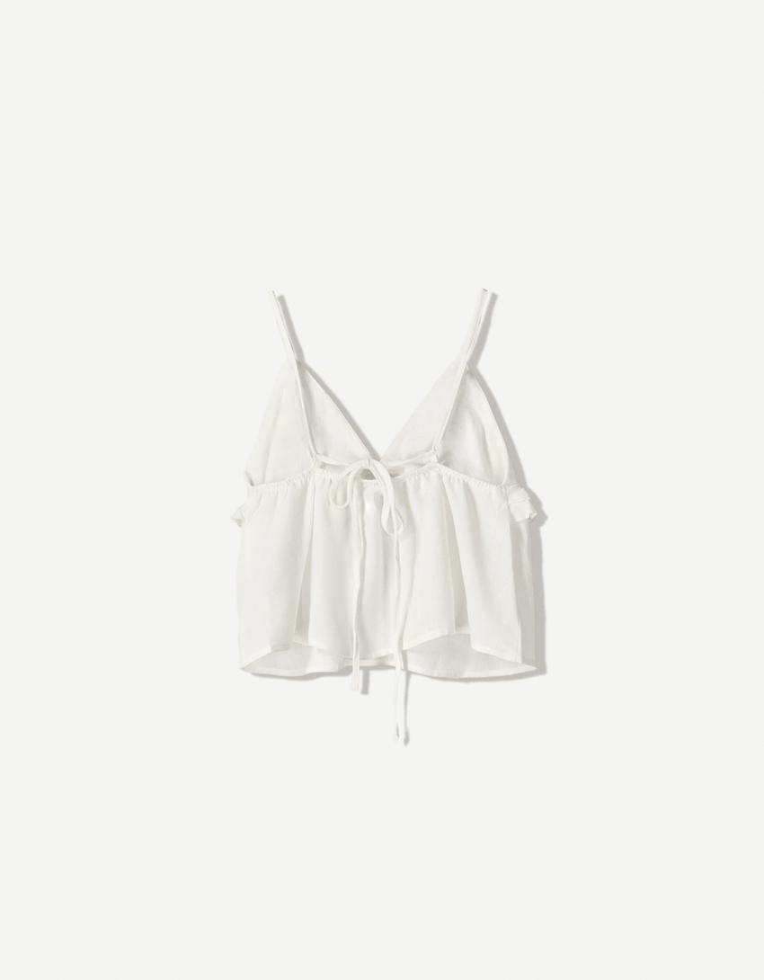 Rustic tank top-White-2