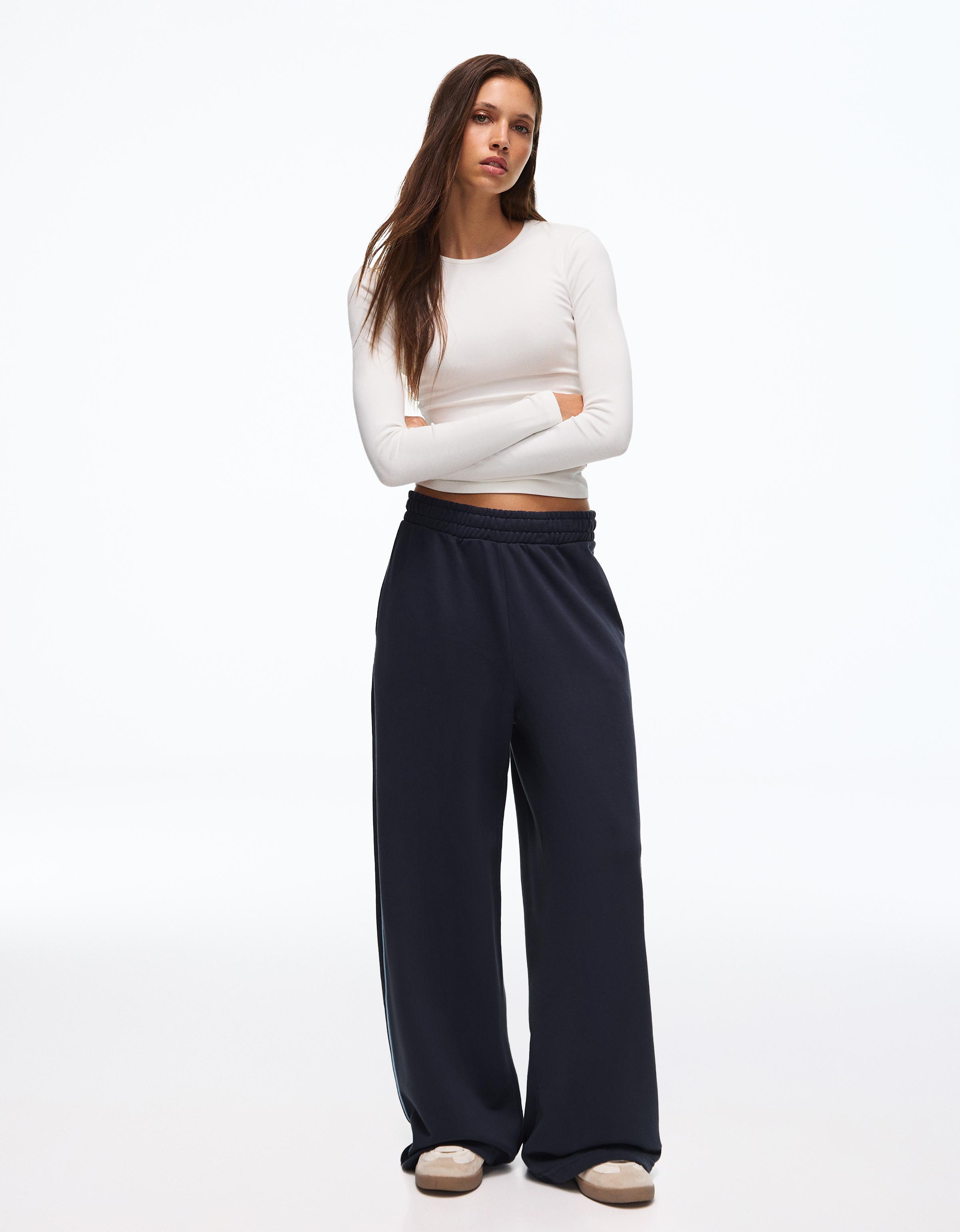 Dancer plush joggers — Navy