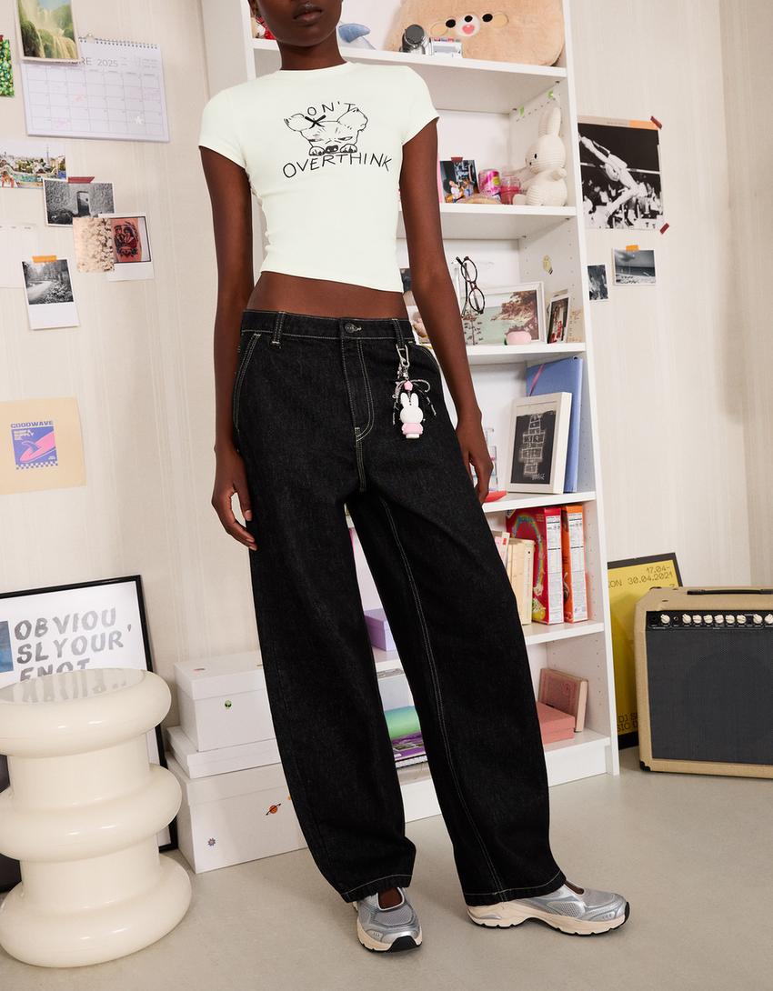 Balloon fit baggy jeans