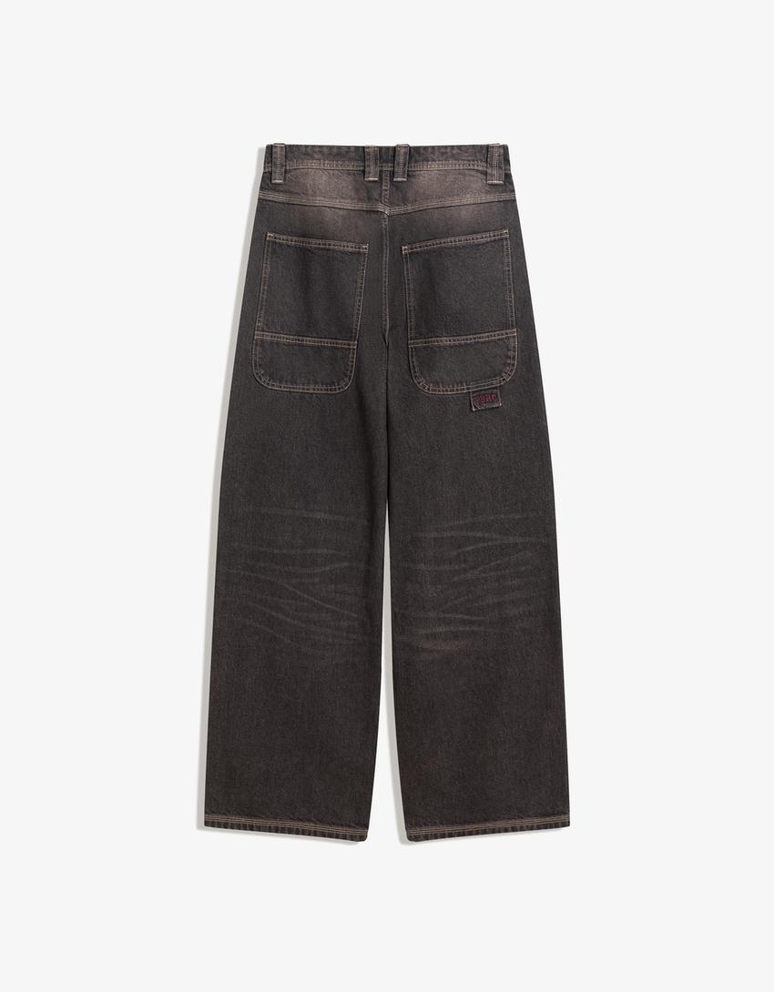 Jeans skate-Noir