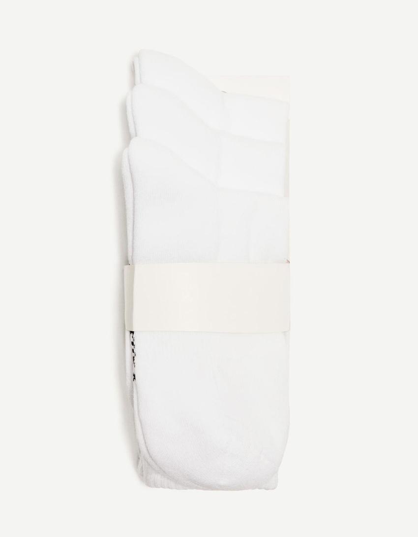 Sportsokken 3-pack-Wit