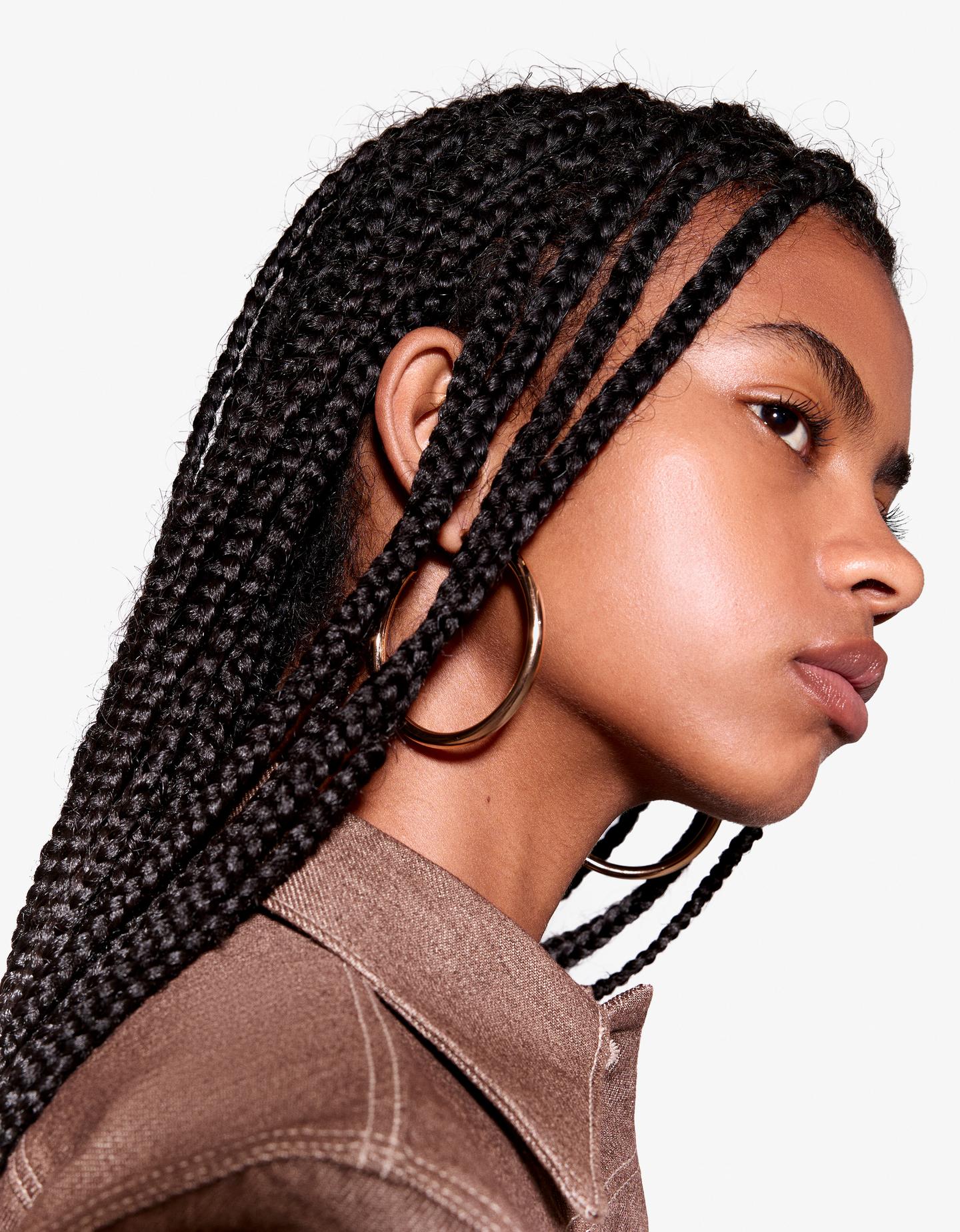 Bershka Pack 3 Pendientes Aro Mujer Oro