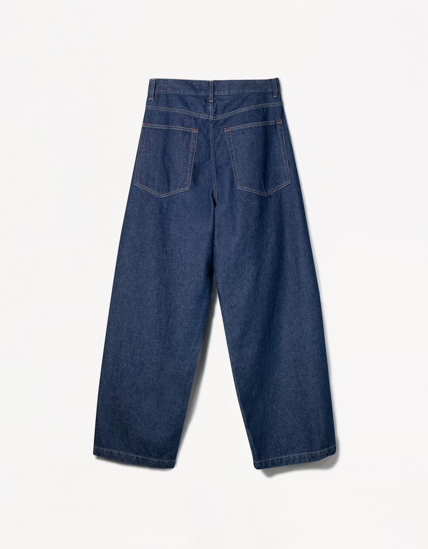Super baggy jean-Denizci mavisi-1