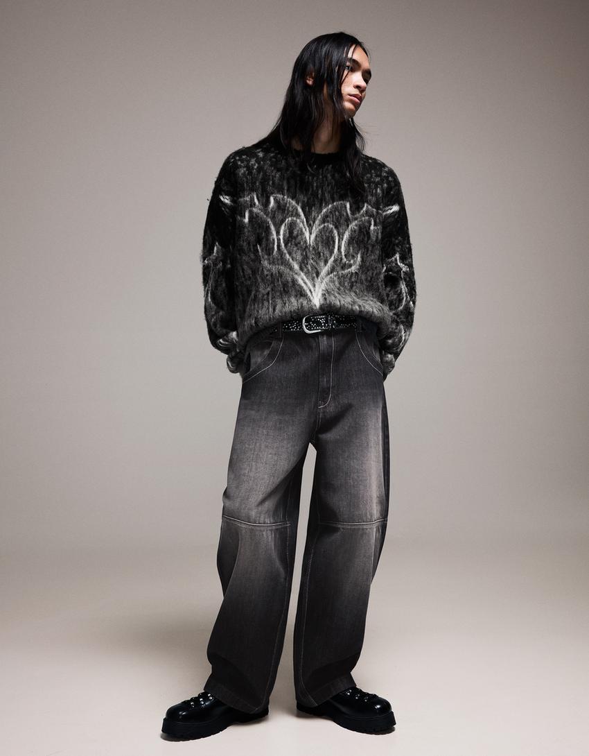 Super baggy jeans-Black