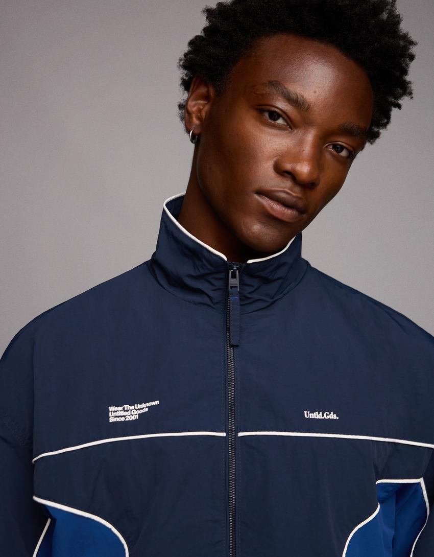Technische Sportjacke-Marinenblau