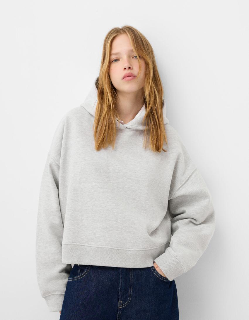 Sweatshirt Felpa Donna Bershka Felpa Cappuccio Donna Bershka