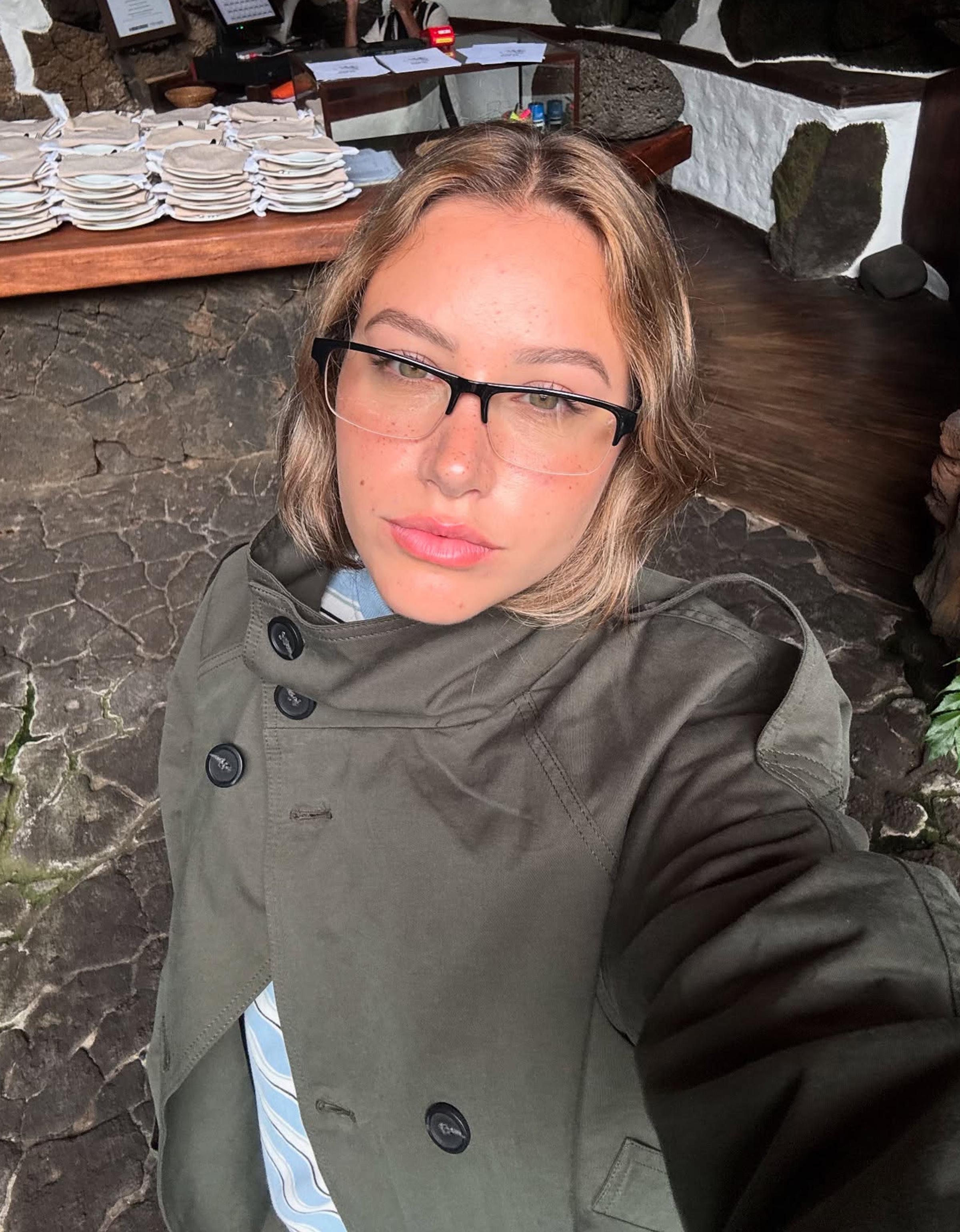 Bershka Halbrandbrille Mit Blaulichtfilter Damen Schwarz