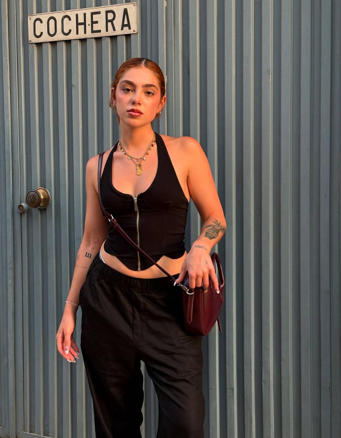 Bengaline top with zip