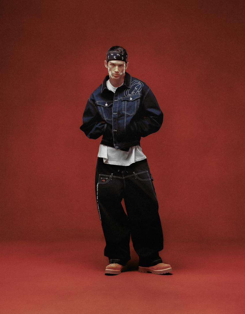Ecko Unltd denim jacket-Navy