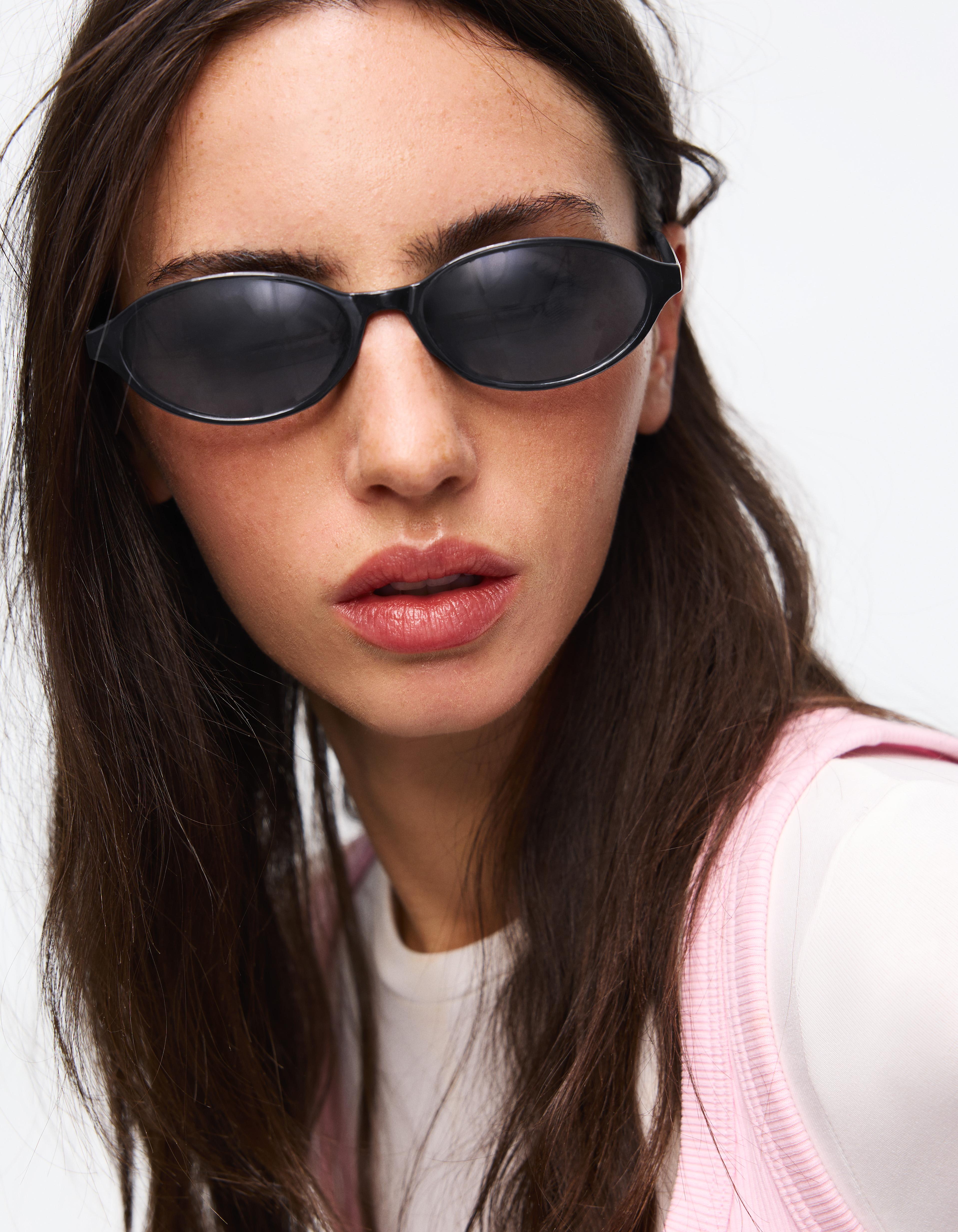 Gafas Sol Pasta Ovaladas Mujer Negro
