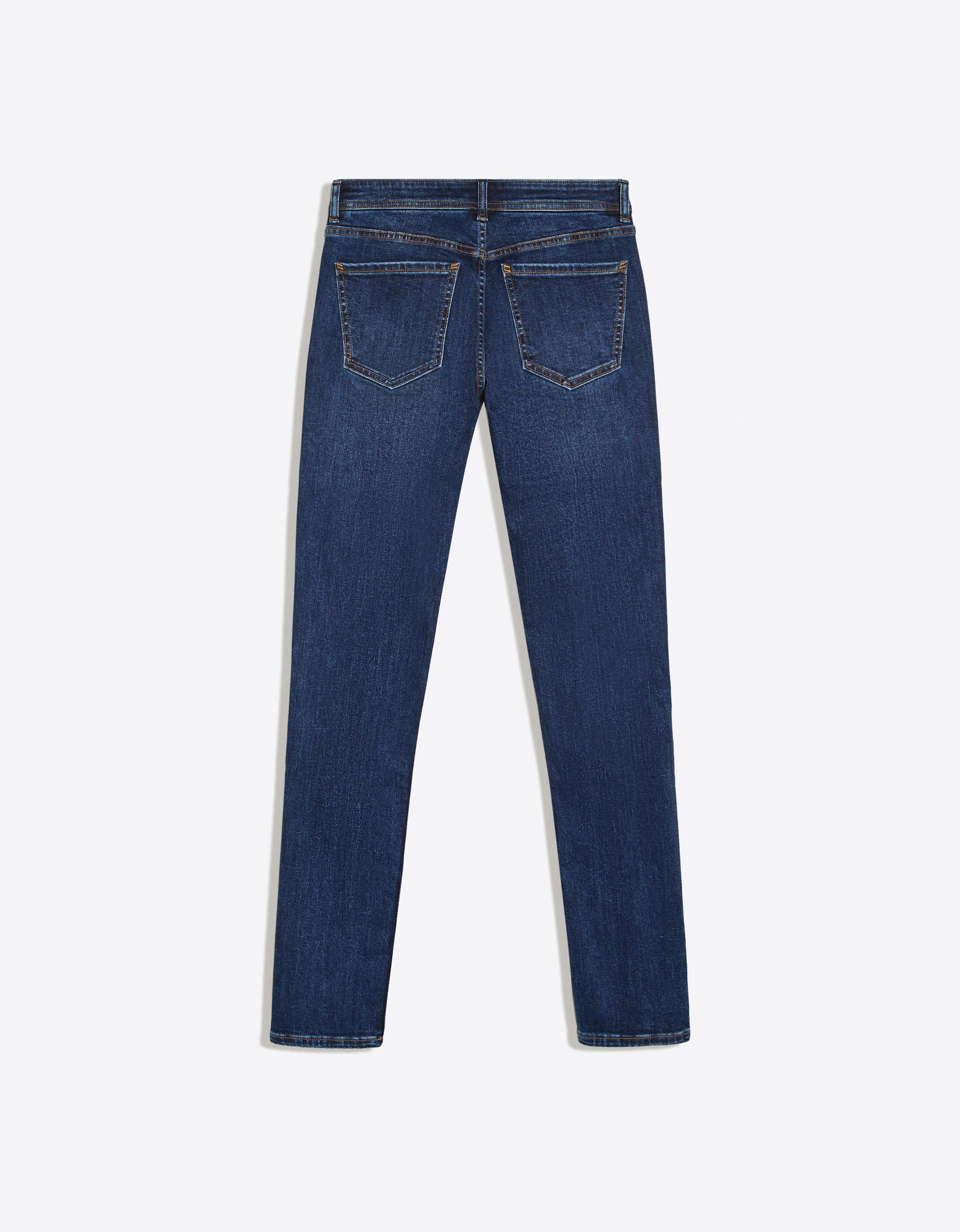 High-waist skinny jeans — Blue