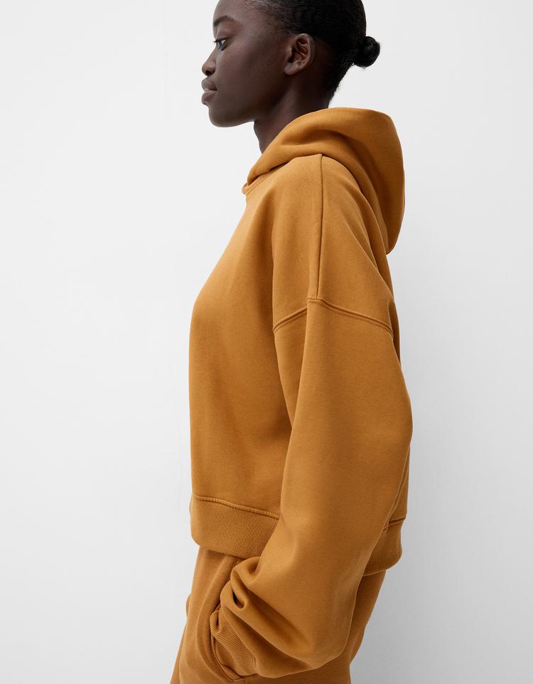 Pamuklu kapüşonlu sweatshirt