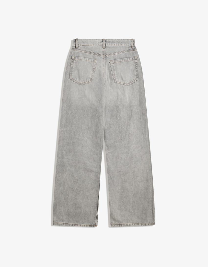 Baggy jeans-Grey-1